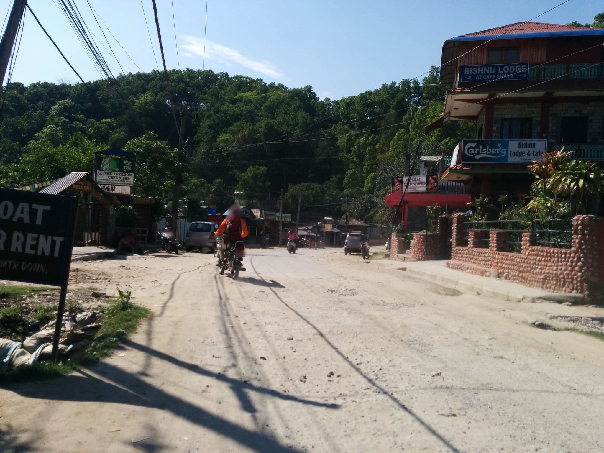 Street view near Buddha Land, Pokhara