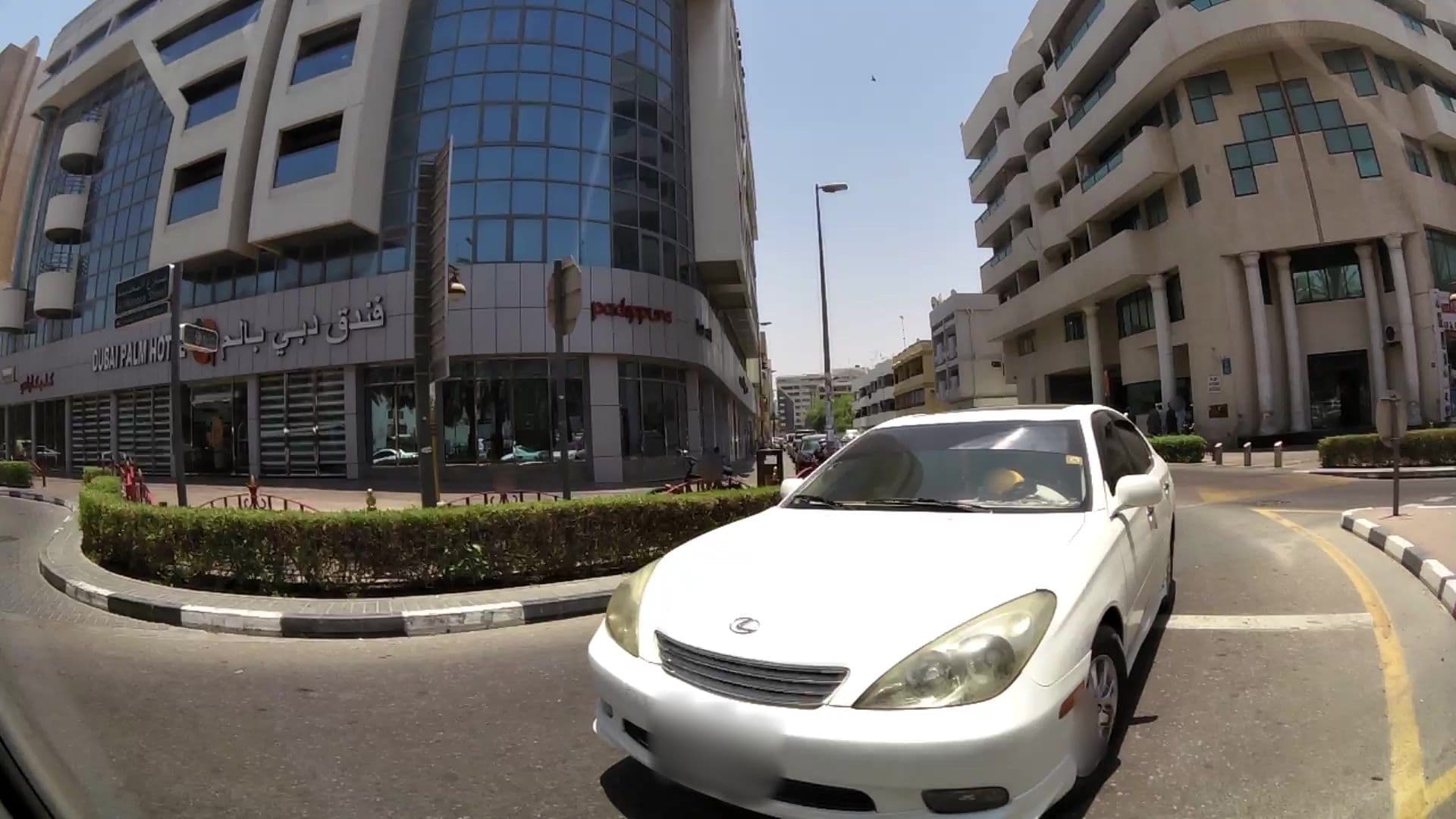 Street view near Dubai Palm Hotel, Al Muteena — © kaartcam (CC BY-SA · Mapillary)