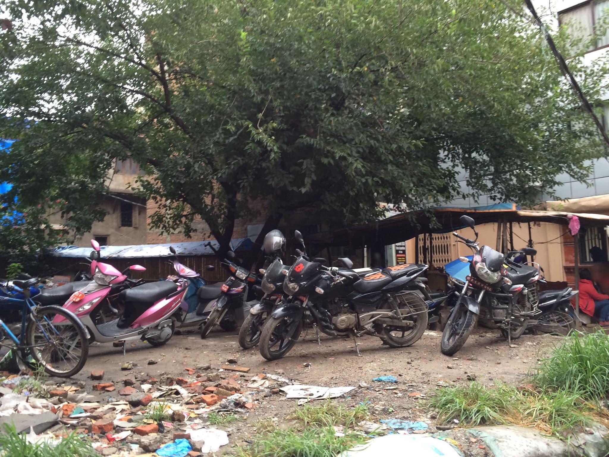 Street view near Kathmandu City Hotel, Kathmandu