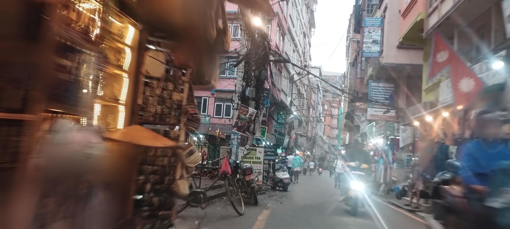 Street view near Hotel Triratna, Kathmandu