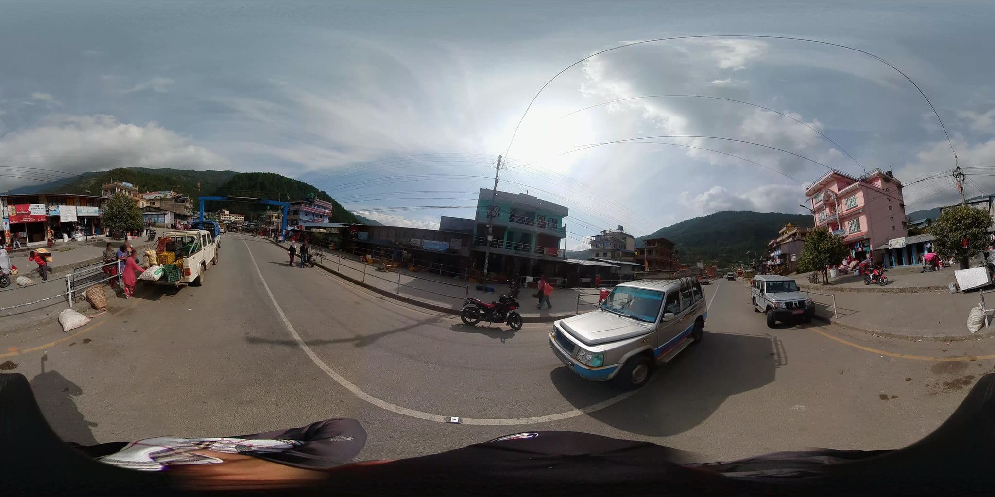 Street view near Hotel Hemant, Chari̇̄koṭ — © rajbikram (CC BY-SA · Mapillary)
