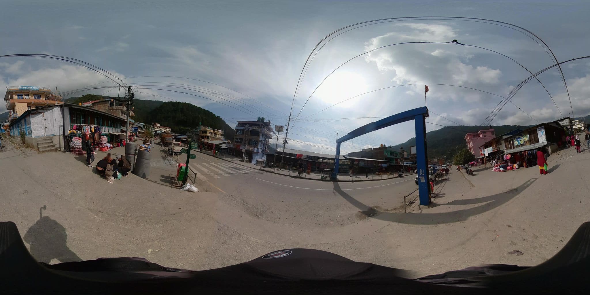 Street view near Hotel Yarsha, Chari̇̄koṭ — © rajbikram (CC BY-SA · Mapillary)