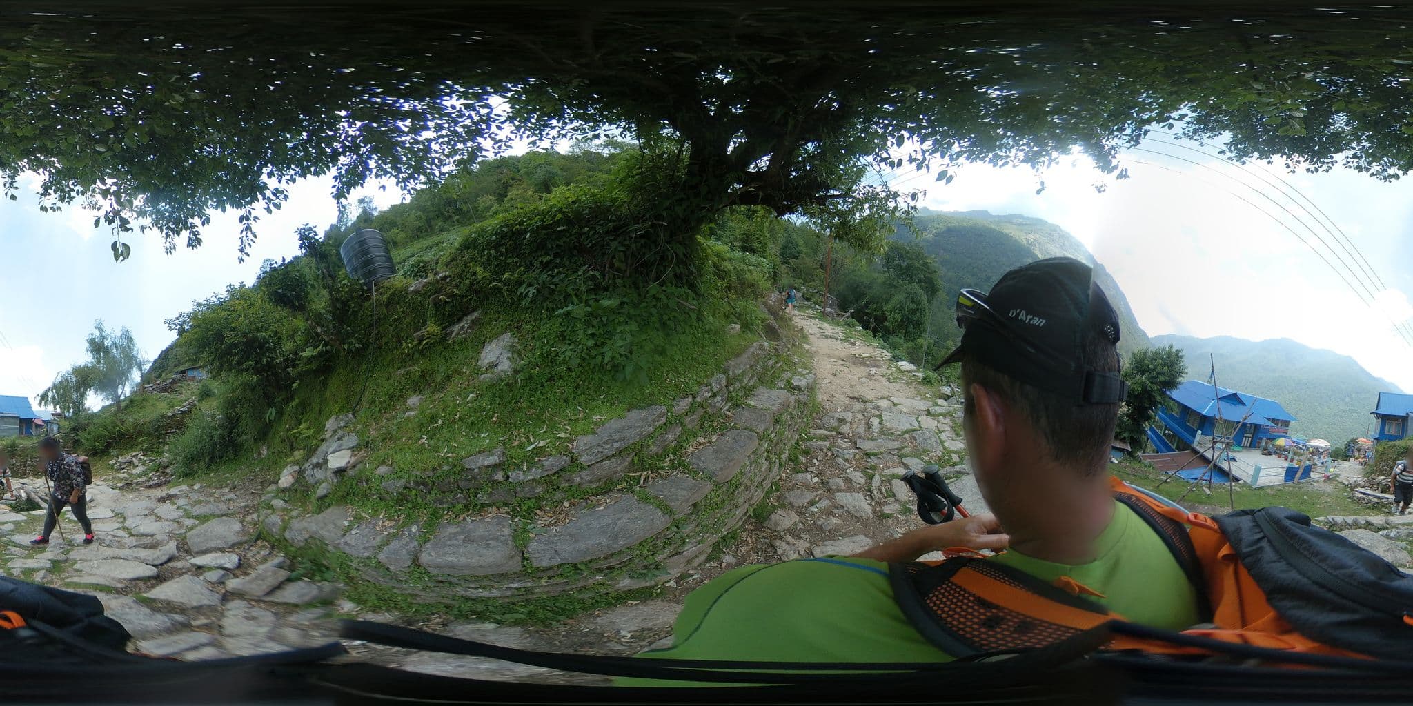 Street view near Machhapuchhre Guest House, Chitre
