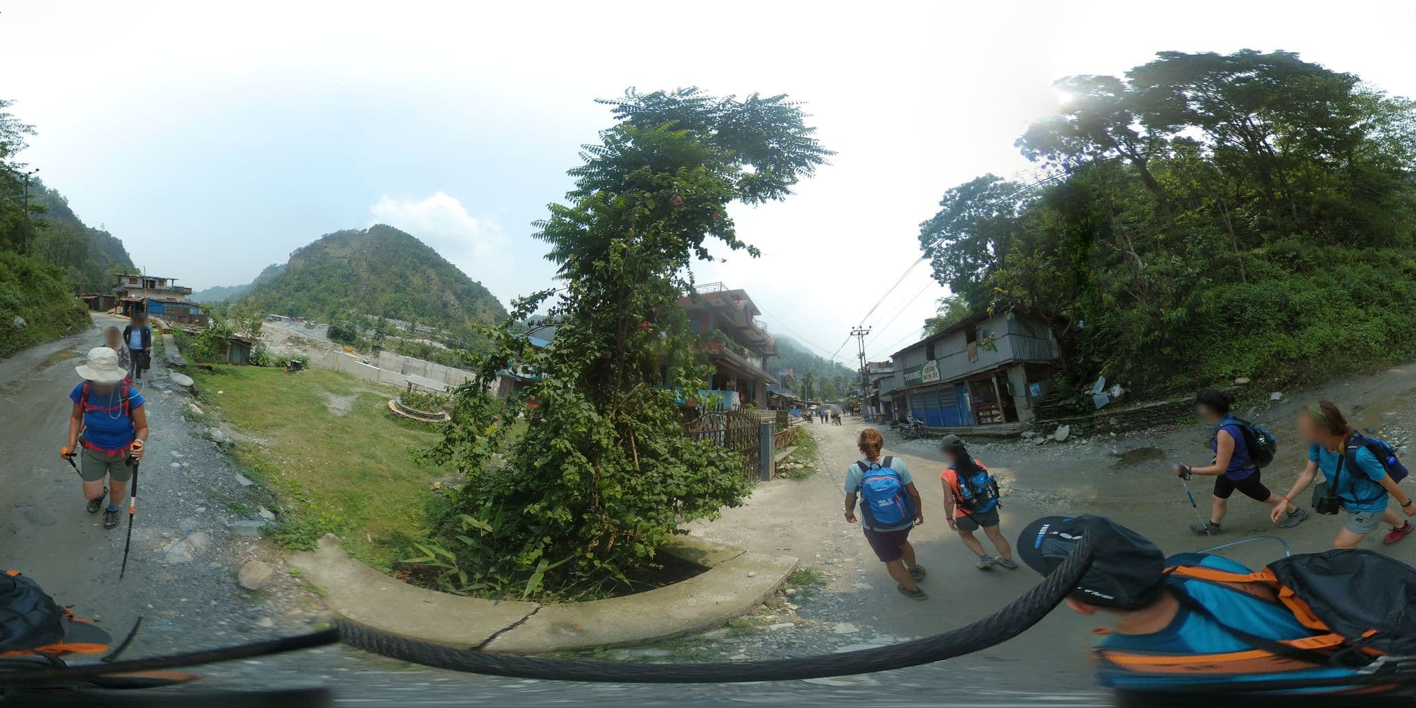 Street view near Hotel Everest Thakali Lodge and Restaurant, Kusma — © javiersanp (CC BY-SA · Mapillary)