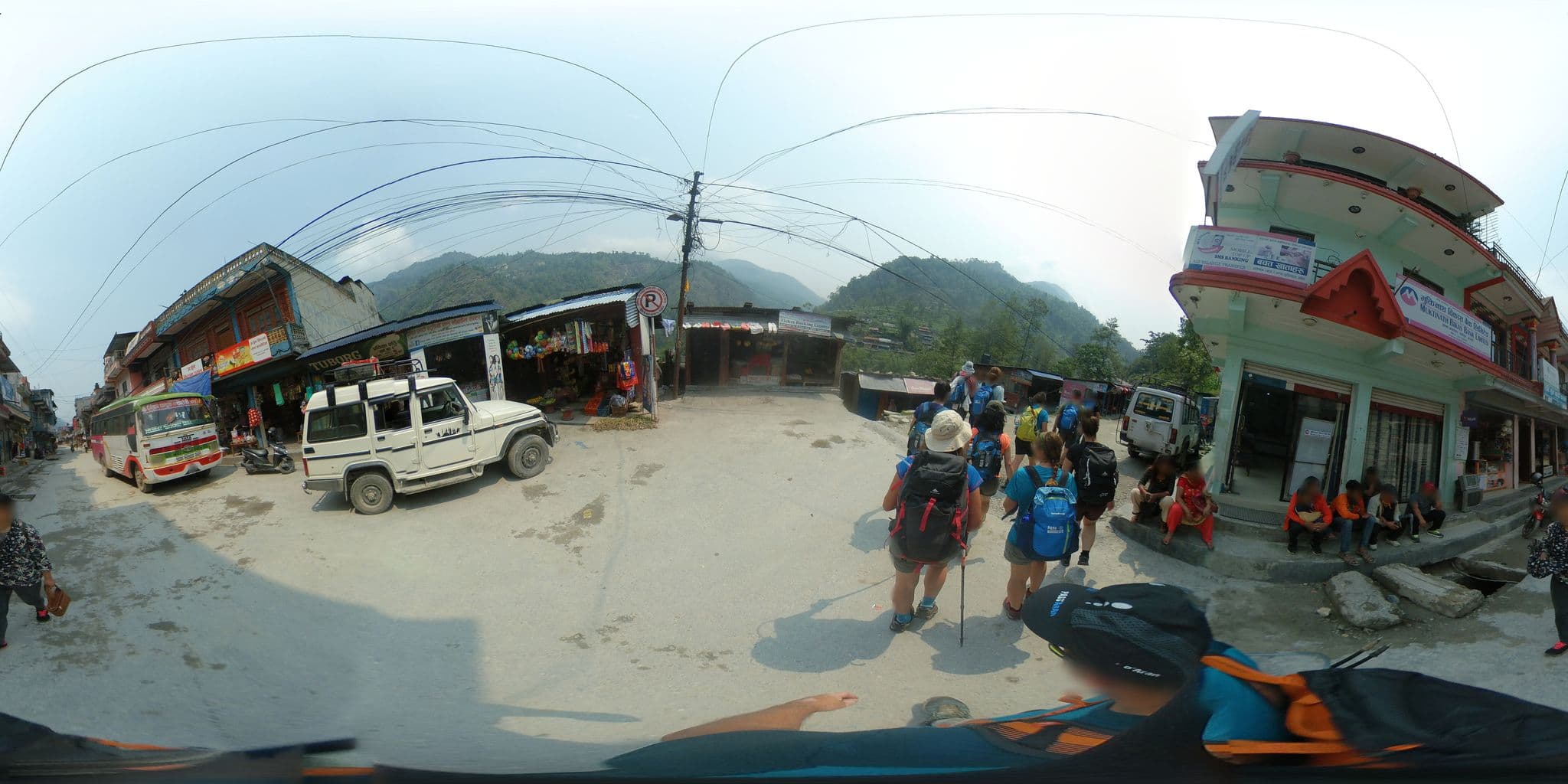 Street view near Amrti lodge & Restaurant, Kusma — © javiersanp (CC BY-SA · Mapillary)