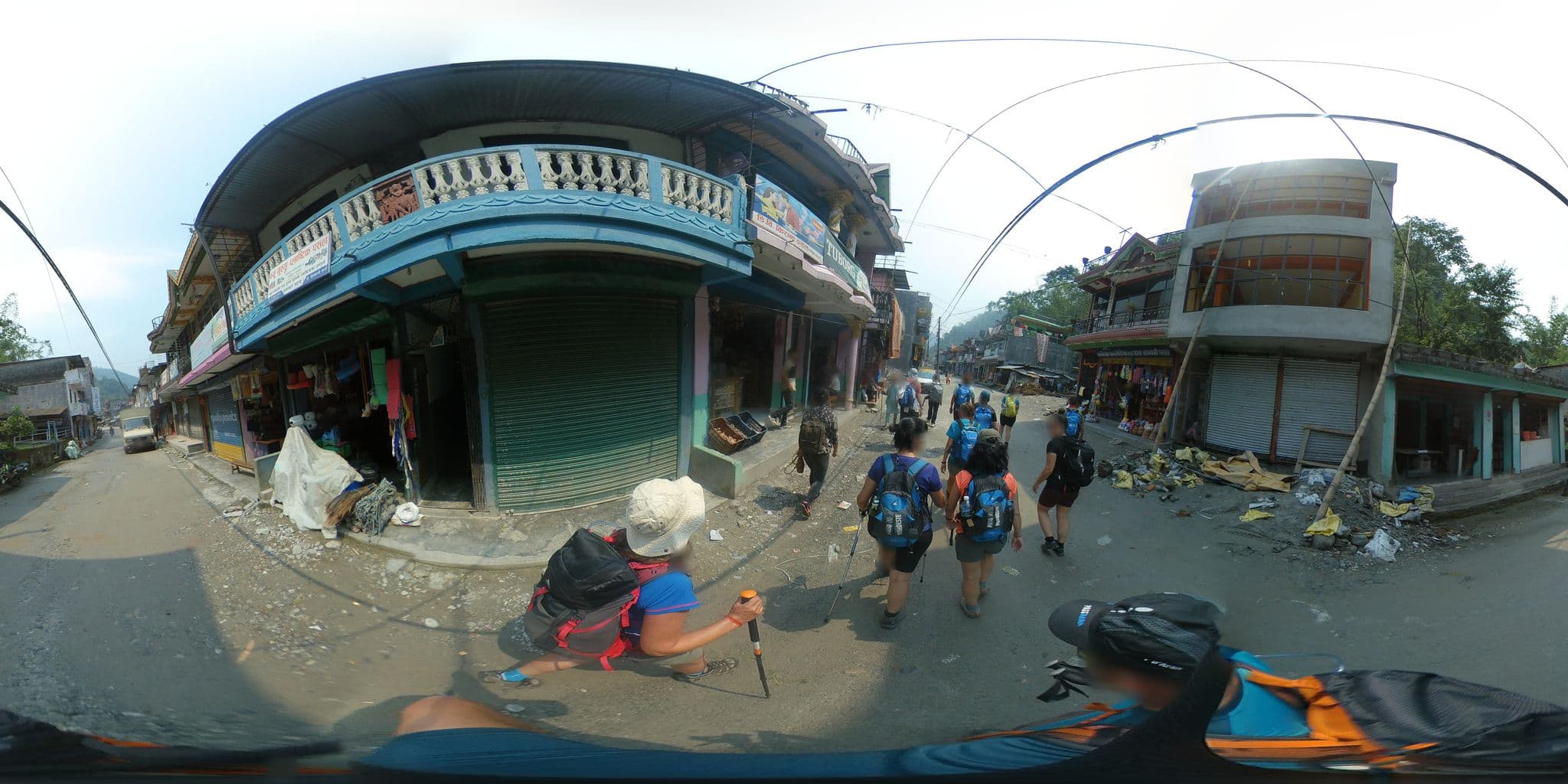 Street view near Ambika Hotel, Kusma — © javiersanp (CC BY-SA · Mapillary)