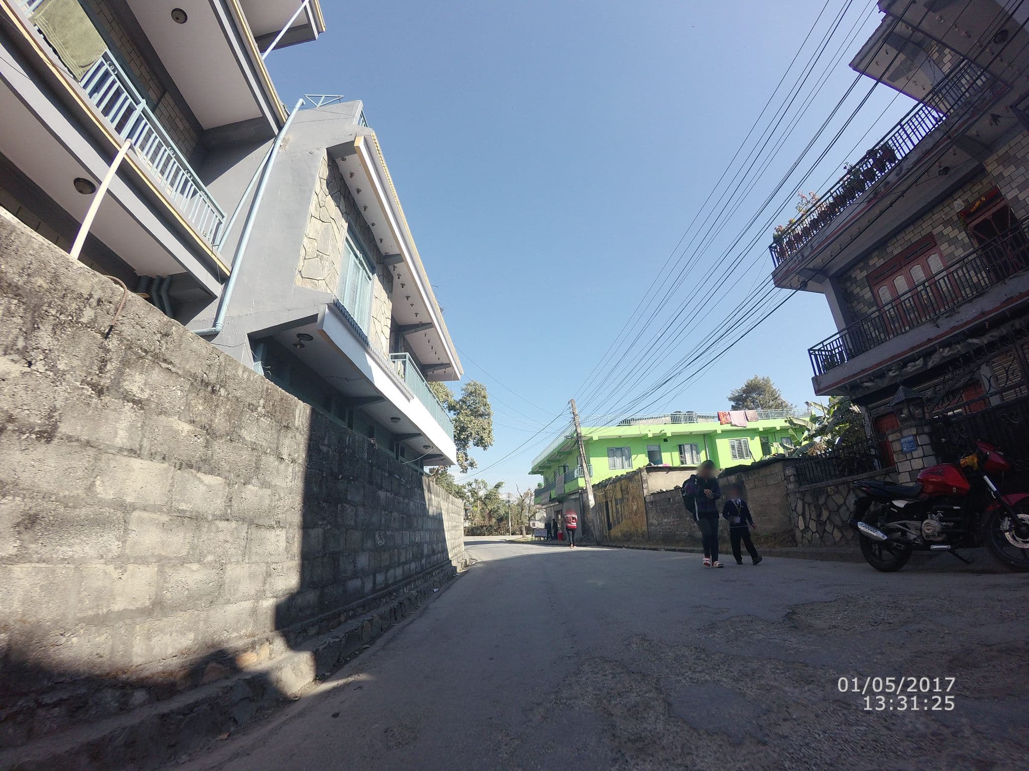 Street view near St Marys Hostel, Pokhara