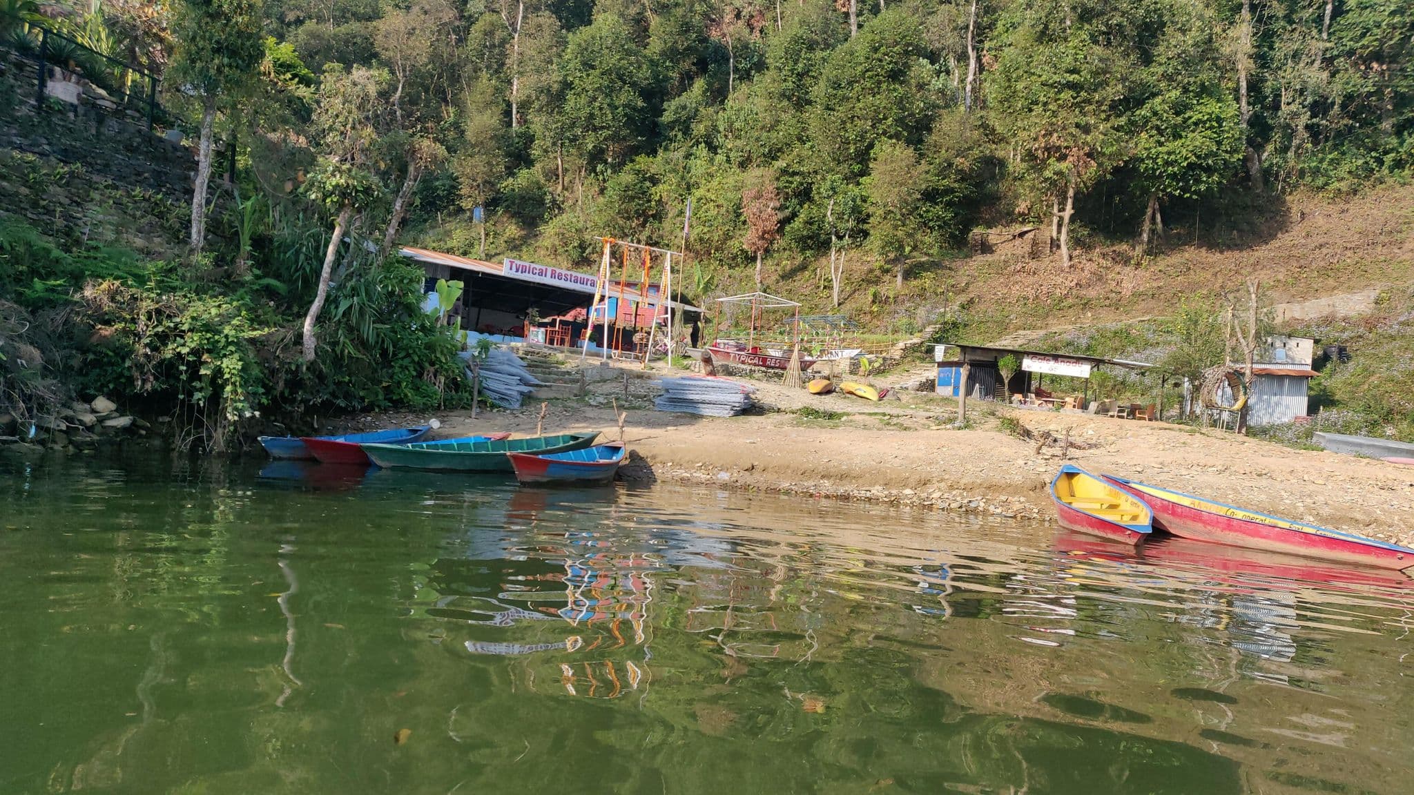 Street view near The Hideout Villa, Pokhara