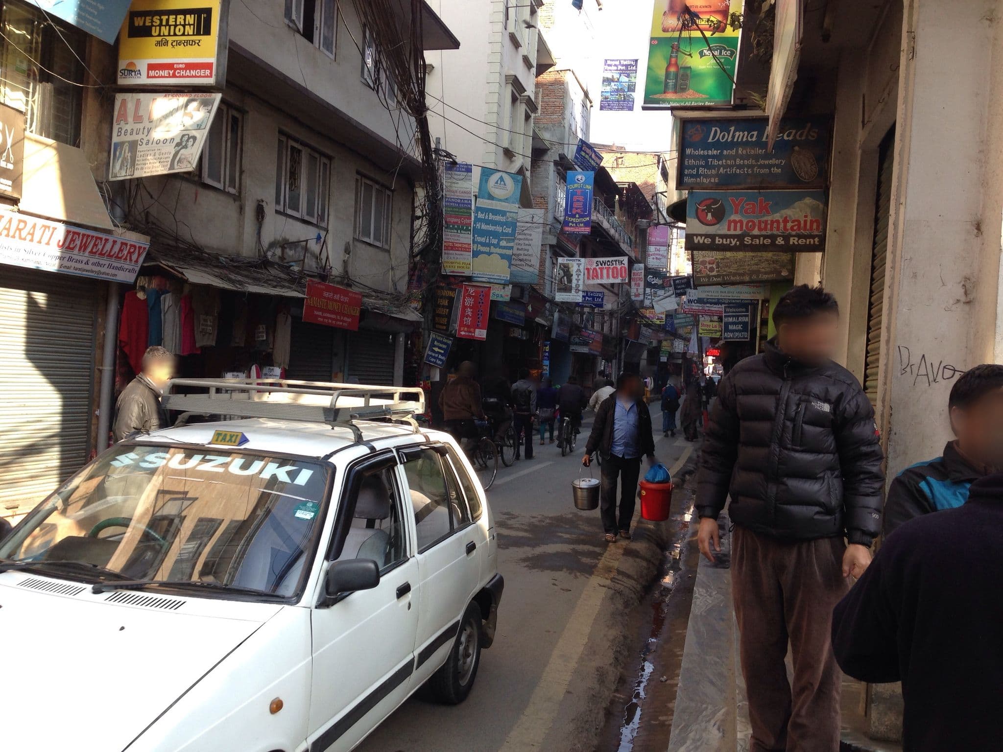 Street view near Hotel Thorong Peak, Kathmandu