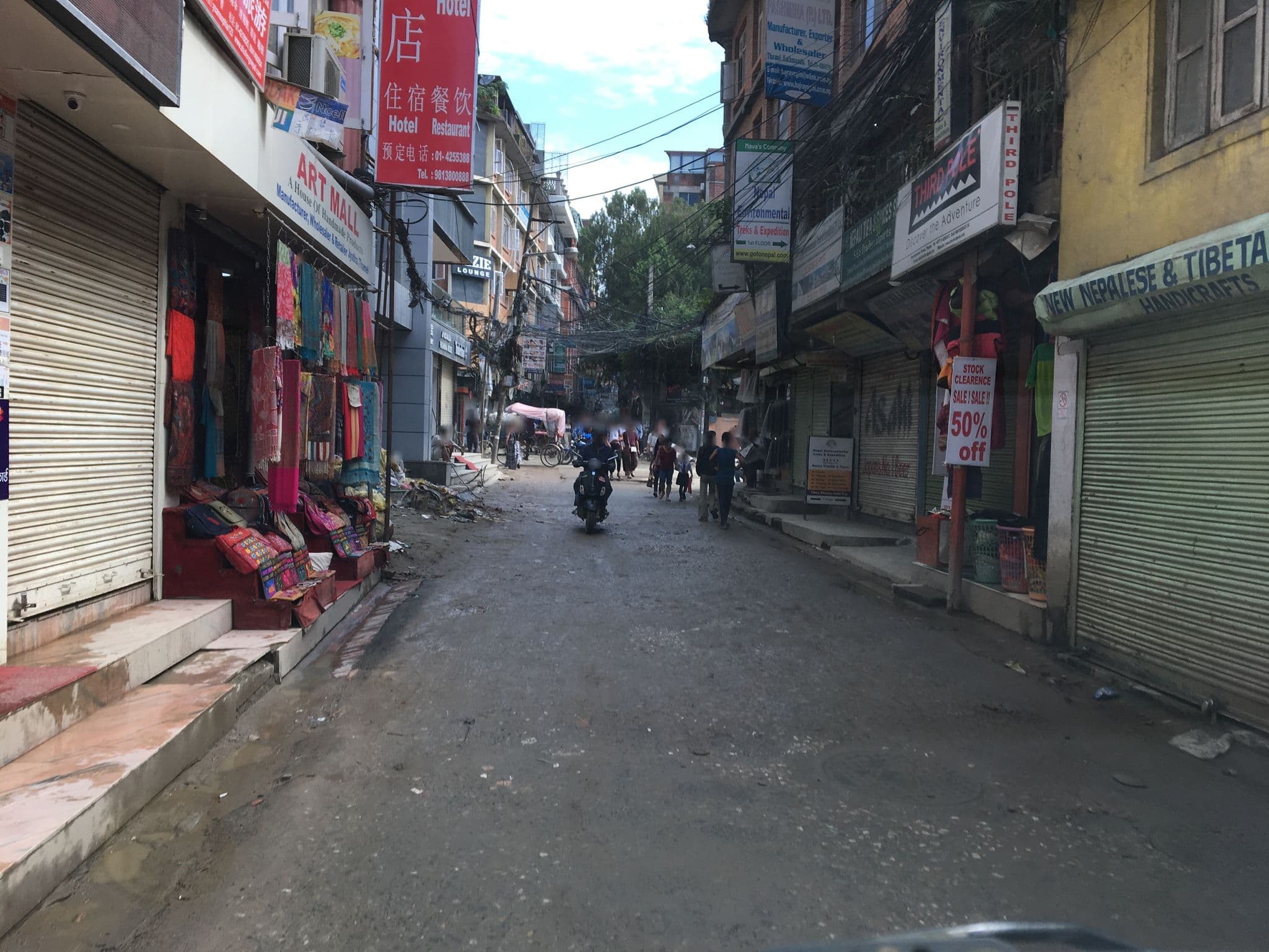 Street view near Thamel Eco Resort, Kathmandu