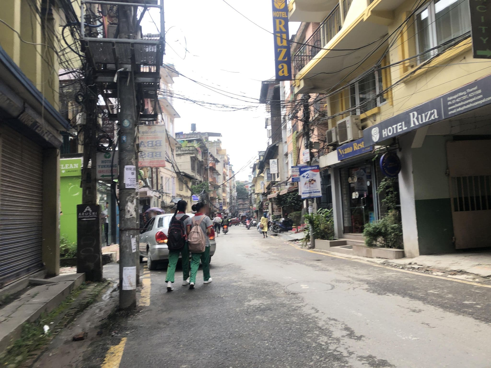 Street view near Timber House, Kathmandu