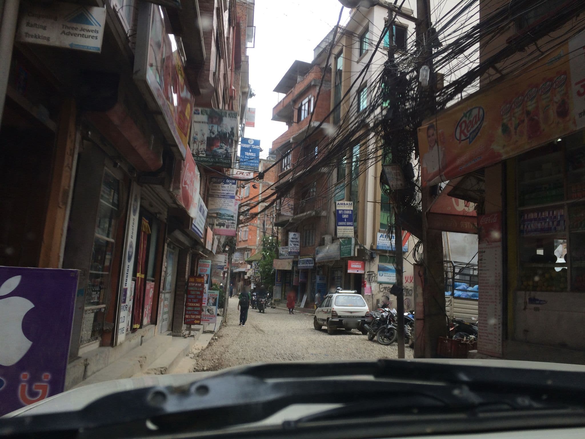 Street view near K Hostel, Kathmandu — © akimasa (CC BY-SA · Mapillary)