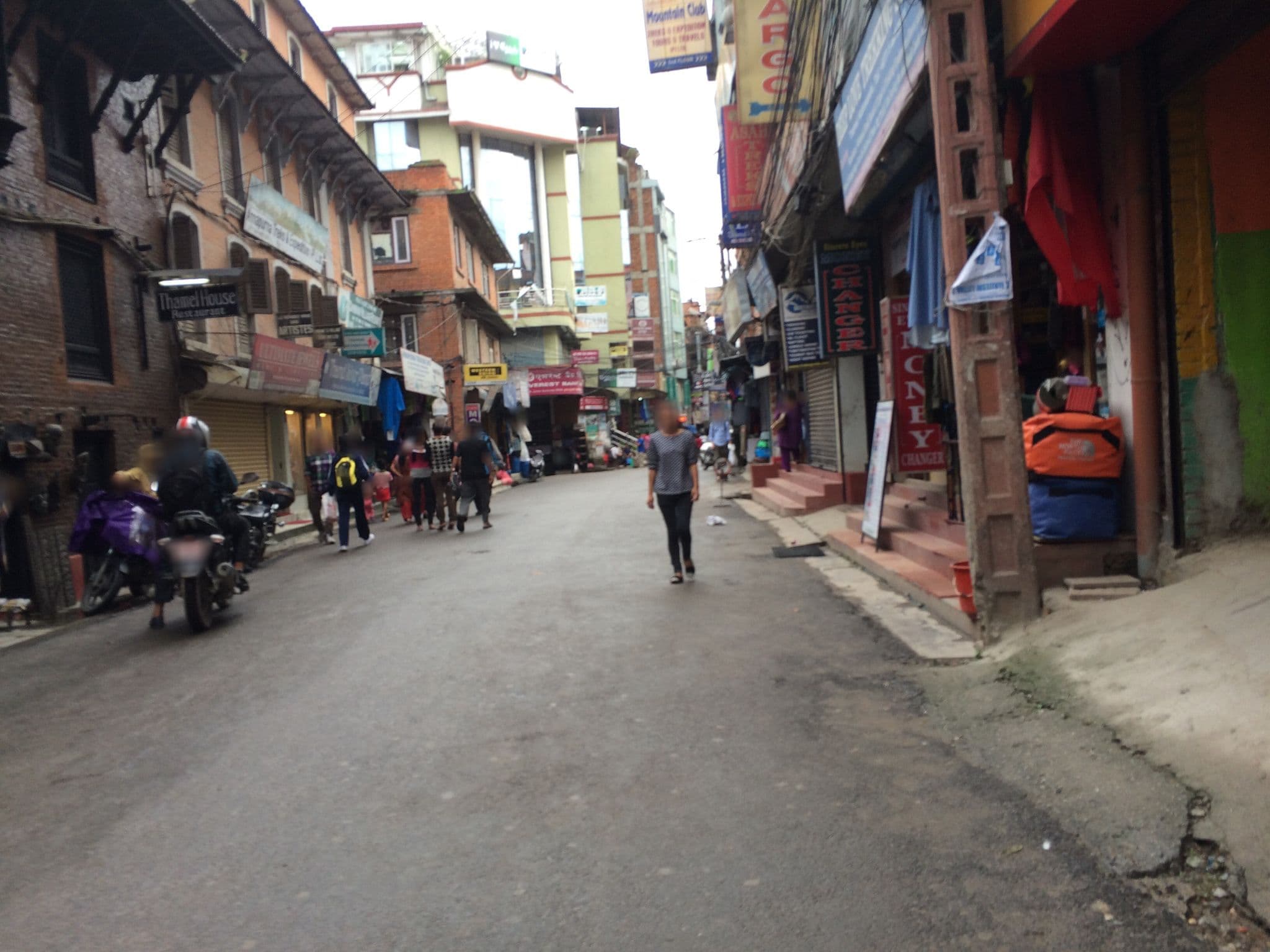 Street view near Hotel Thamel House, Kathmandu