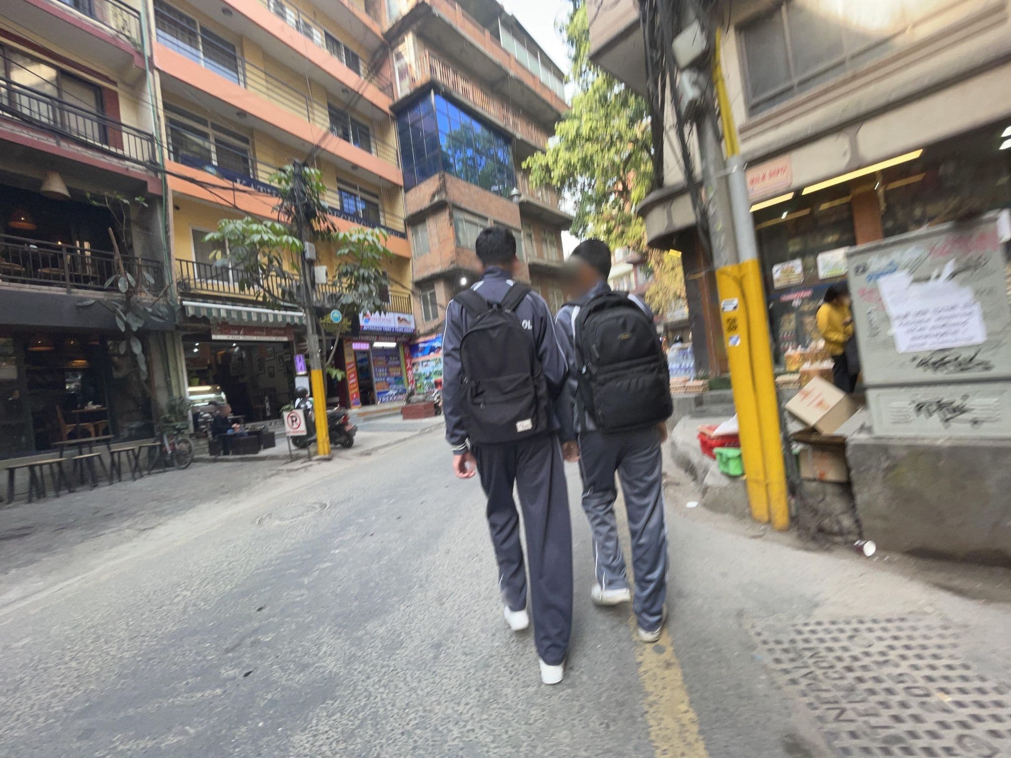 Street view near Kathmandu Regency Hotel, Kathmandu — © vagrant42 (CC BY-SA · Mapillary)