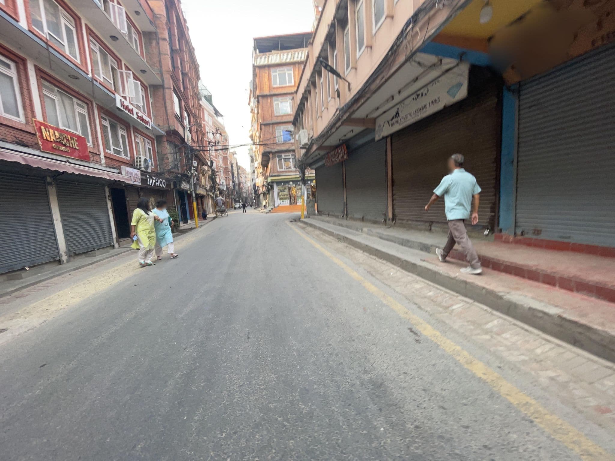 Street view near Hotel Travelers Home, Kathmandu — © vagrant42 (CC BY-SA · Mapillary)