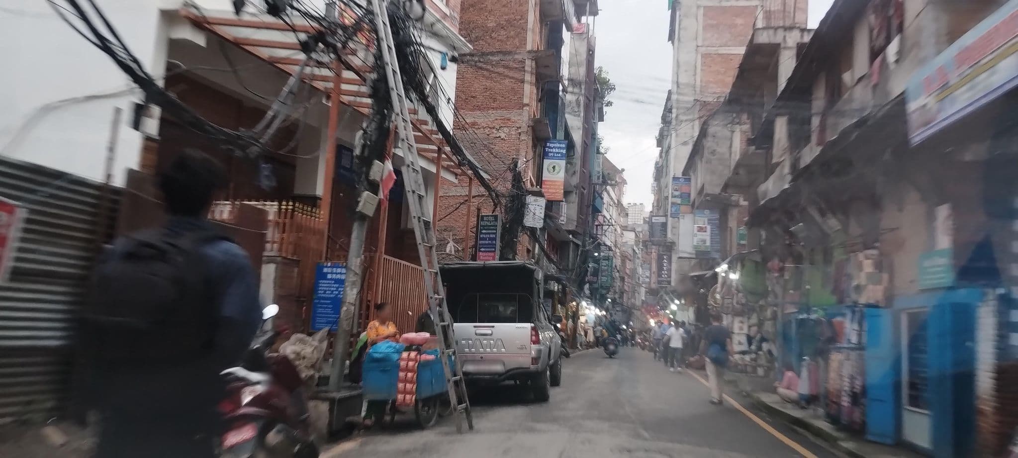 Street view near Thamel Apartment, Kathmandu