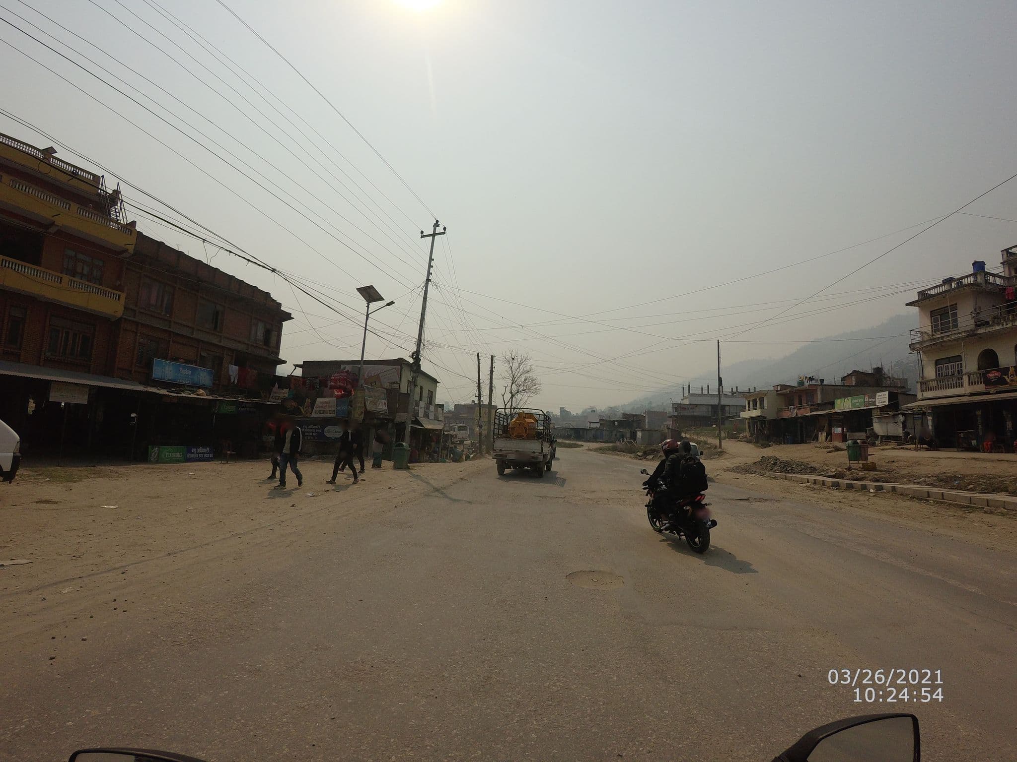 Street view near Susan hotel, Dhulikhel — © roshanpoudel14 (CC BY-SA · Mapillary)