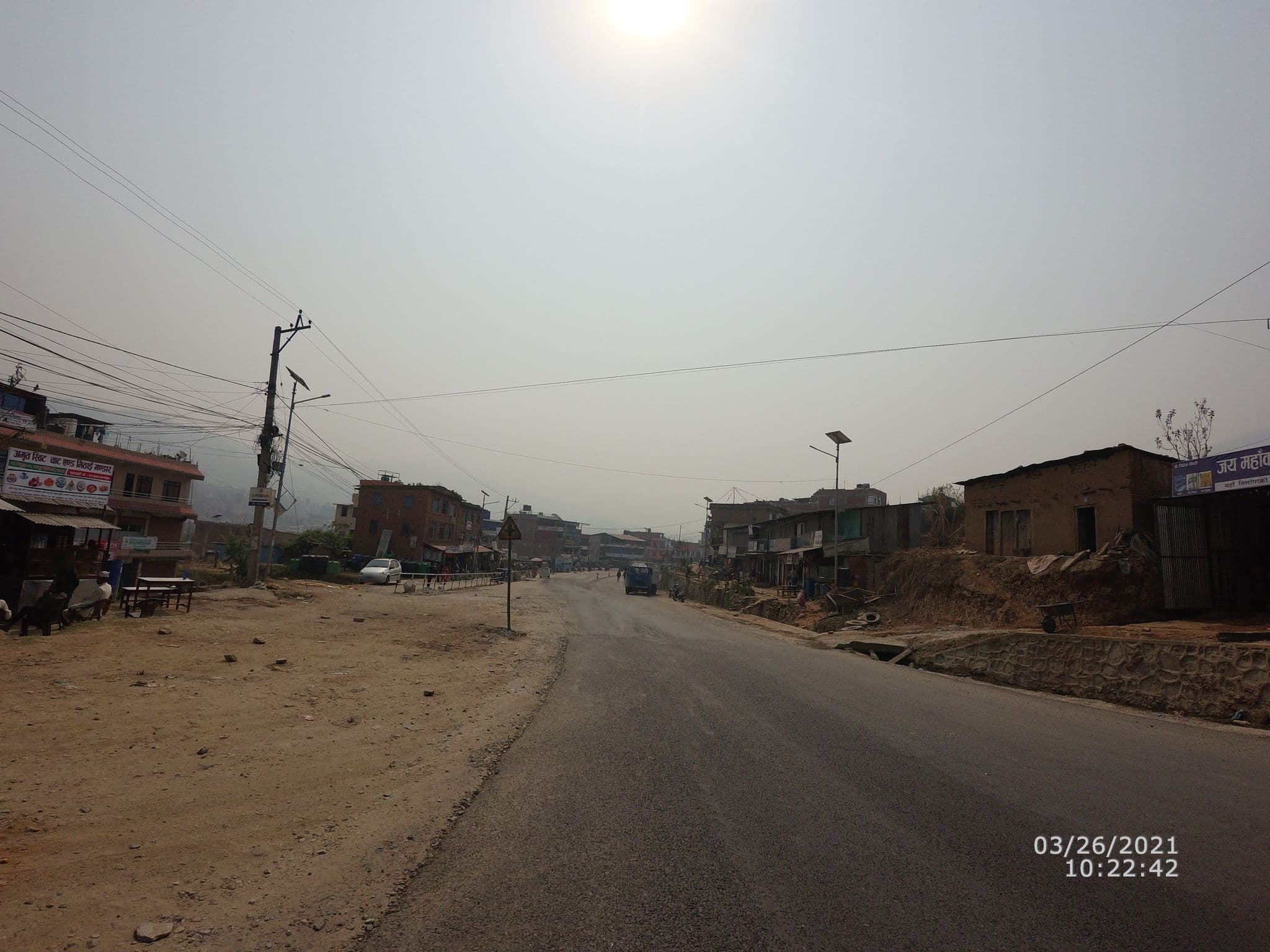 Street view near Buchakot hotel, Dhulikhel — © roshanpoudel14 (CC BY-SA · Mapillary)