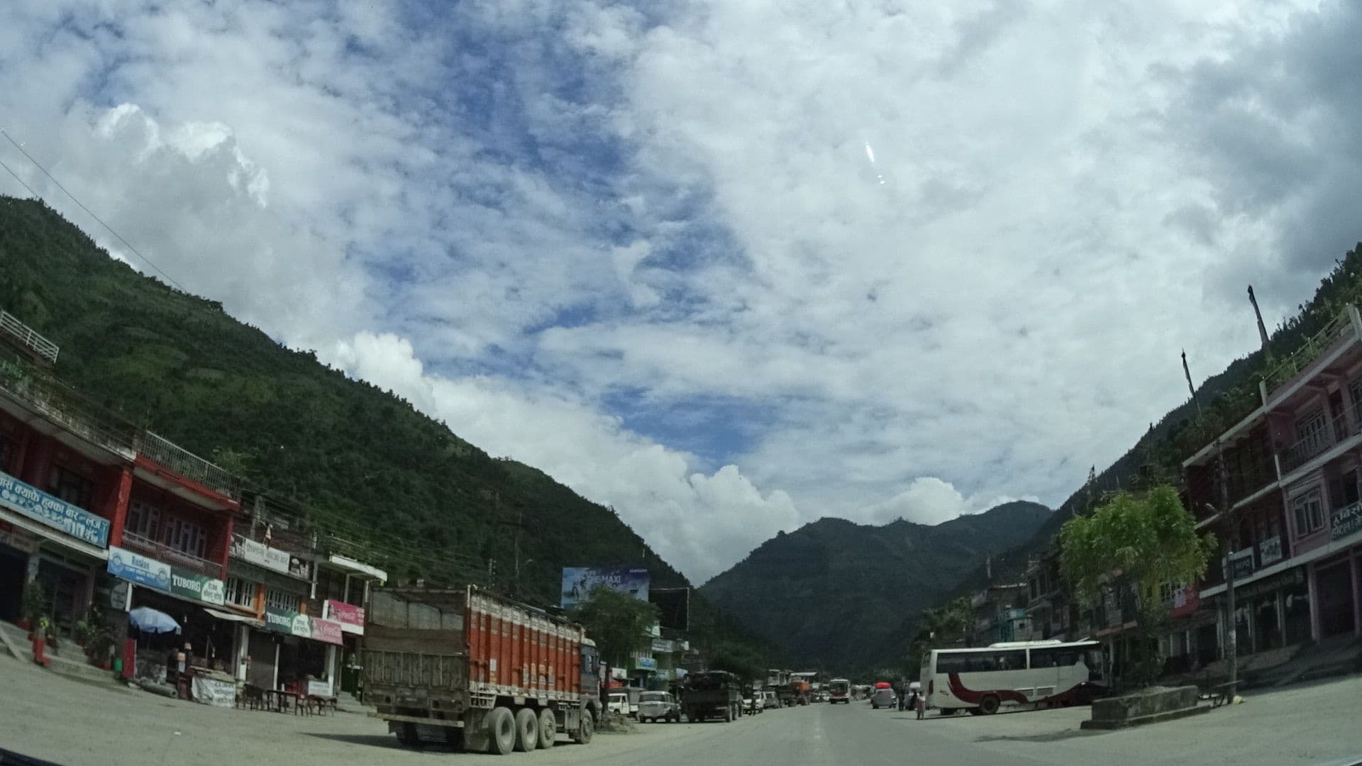 Street view near Aama Hotel, Bharatpur