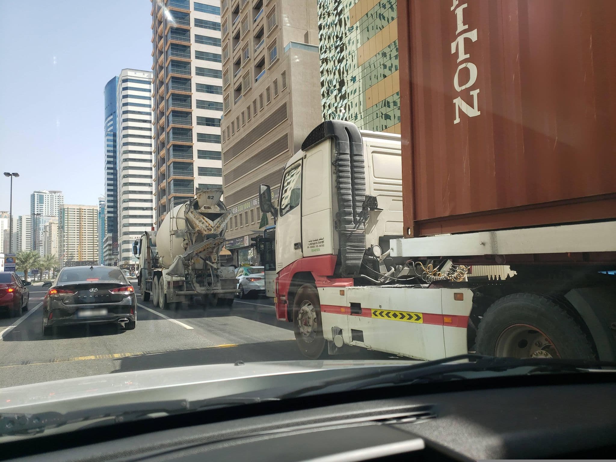 Street view near Sharjah Palace Hotel, Al Qusais 1 — © mapfool (CC BY-SA · Mapillary)