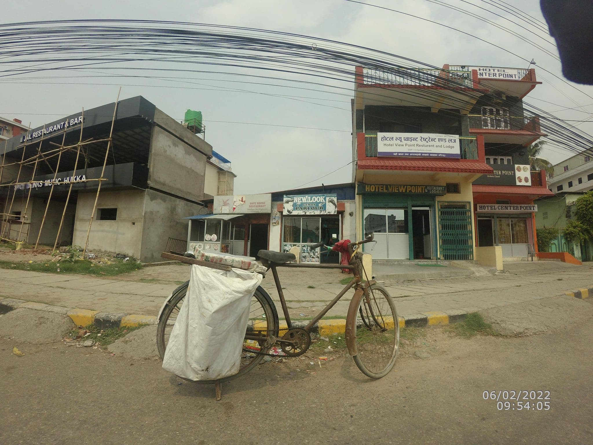 Street view near Hotel View Point Restaurant and Lodge, Siddharthanagar — © gauravparajuli09 (CC BY-SA · Mapillary)