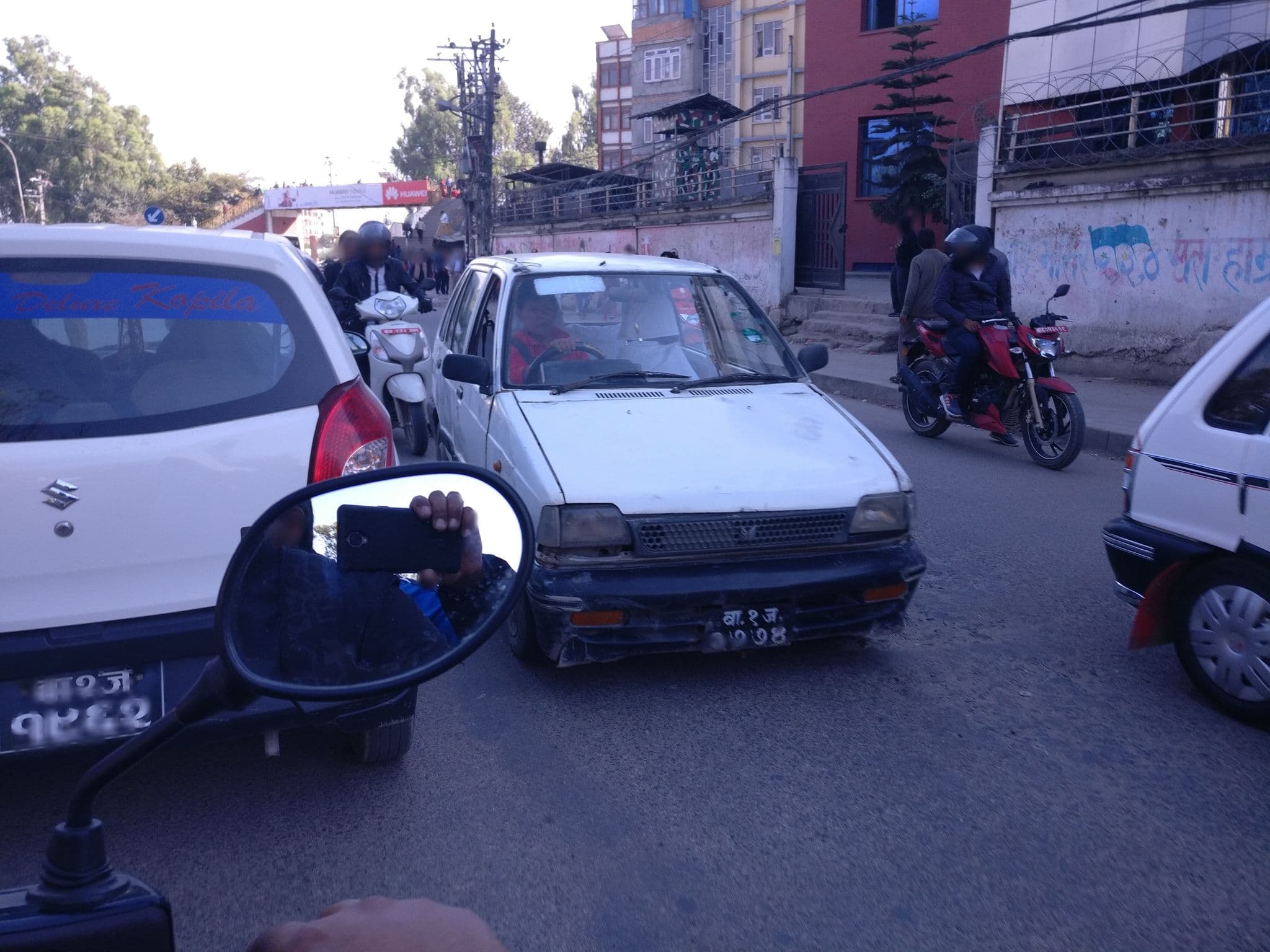 Street view near Rara Guest House and Resturant, Kathmandu