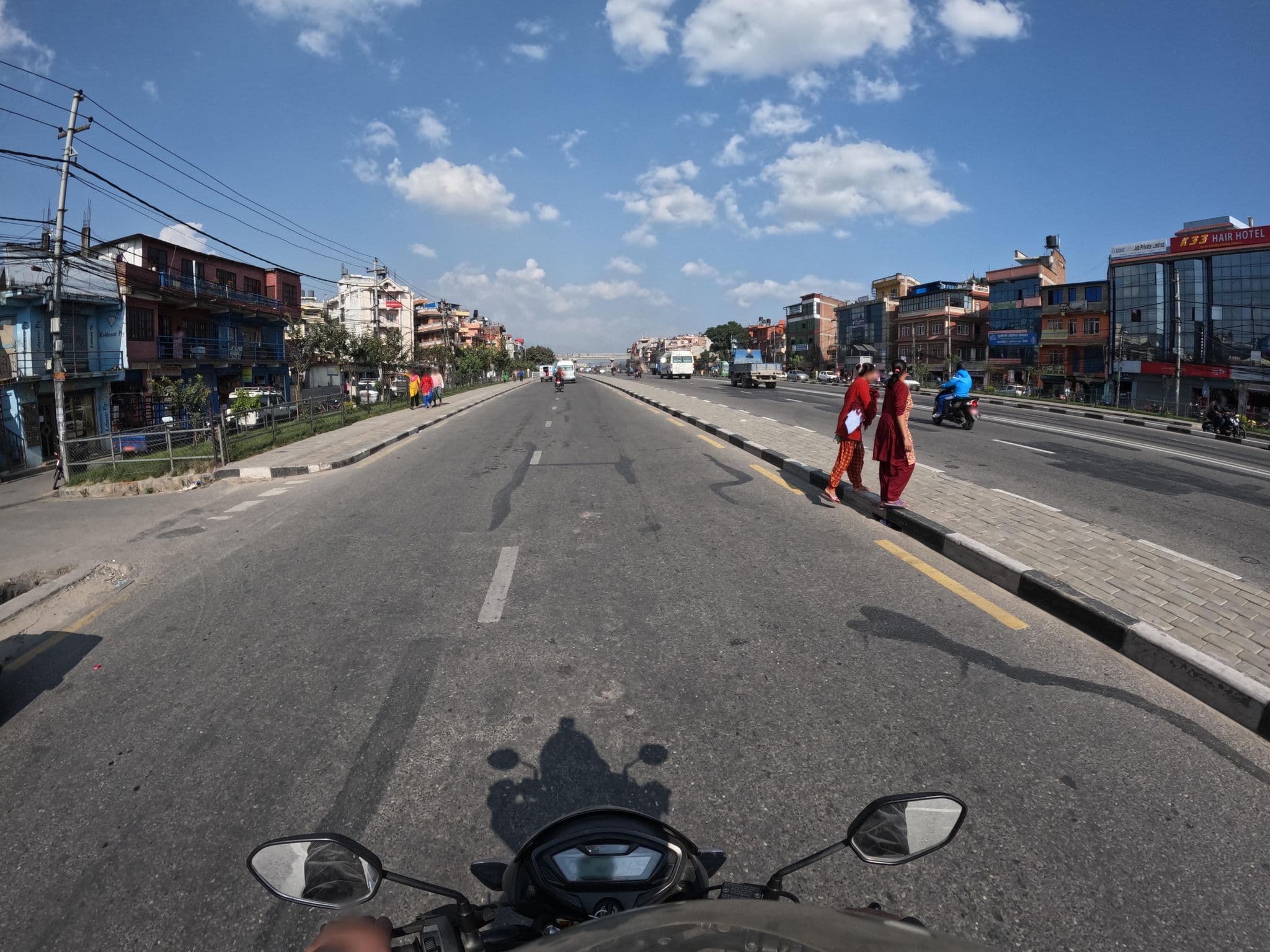 Street view near Hotel Trimurti Pvt.Ltd, Pātan