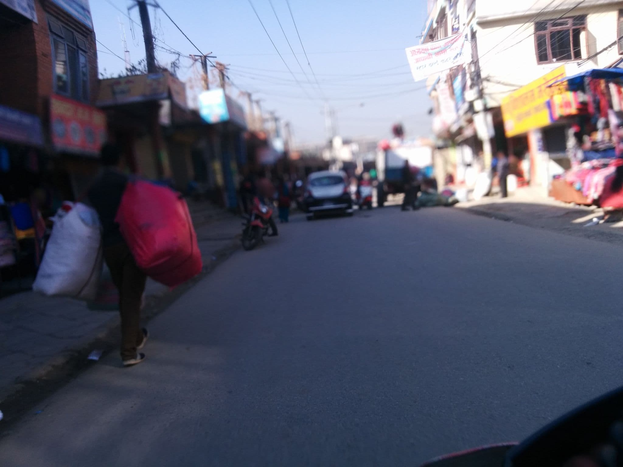 Street view near Hotel Liyoli Inn, Kathmandu