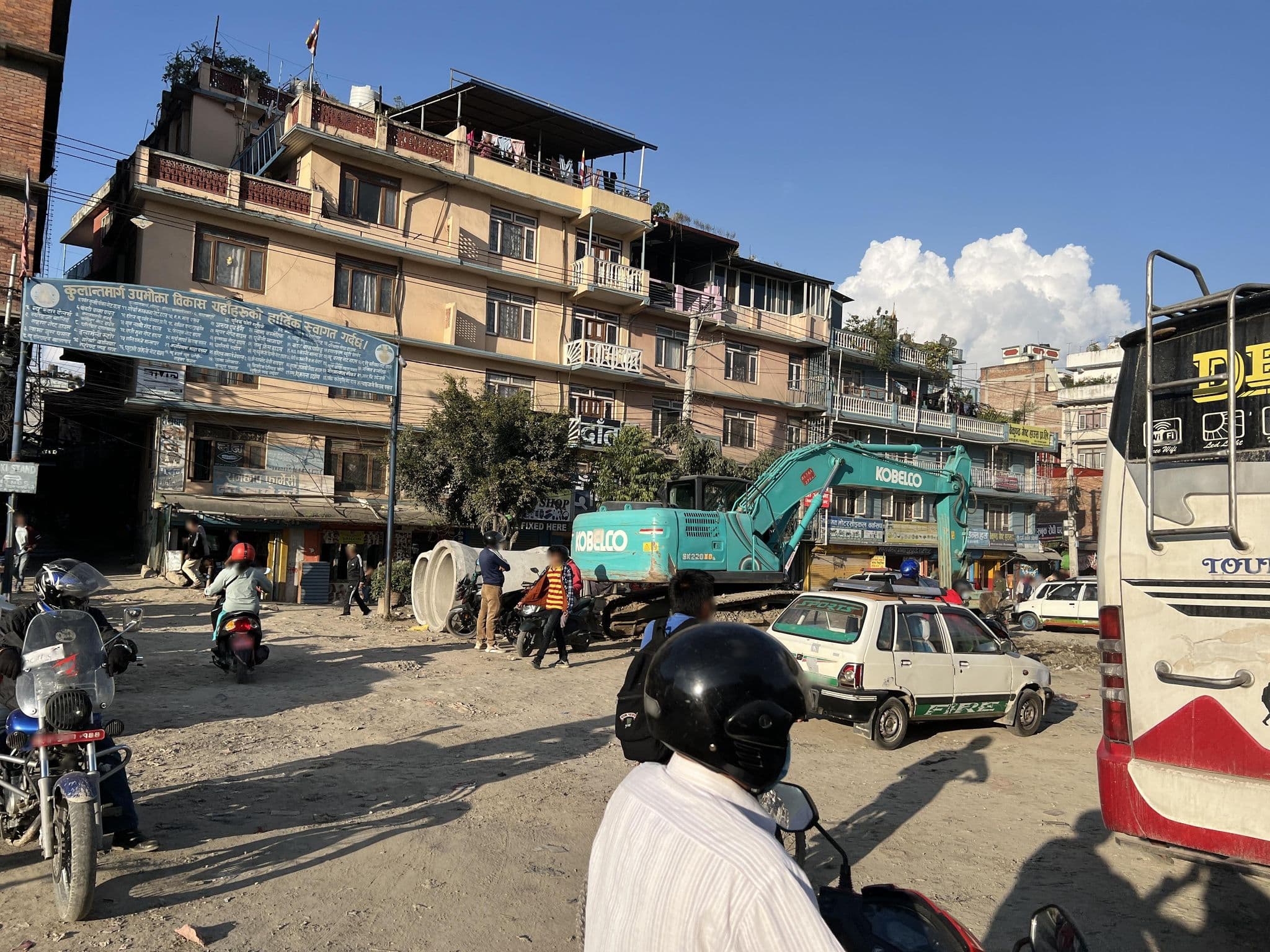 Street view near Hotel Agrigato, Kathmandu