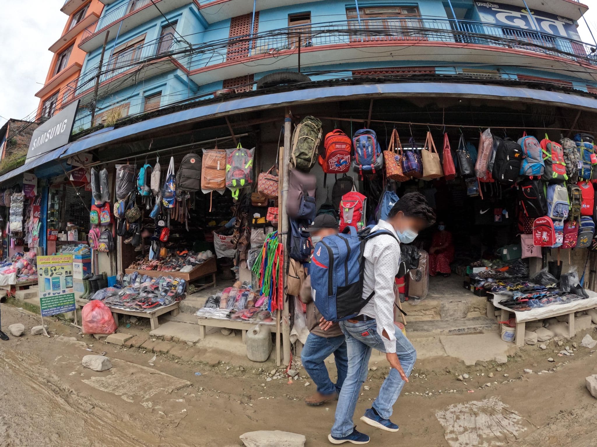 Street view near Manakamana Guest House, Kathmandu — © gauravparajuli09 (CC BY-SA · Mapillary)