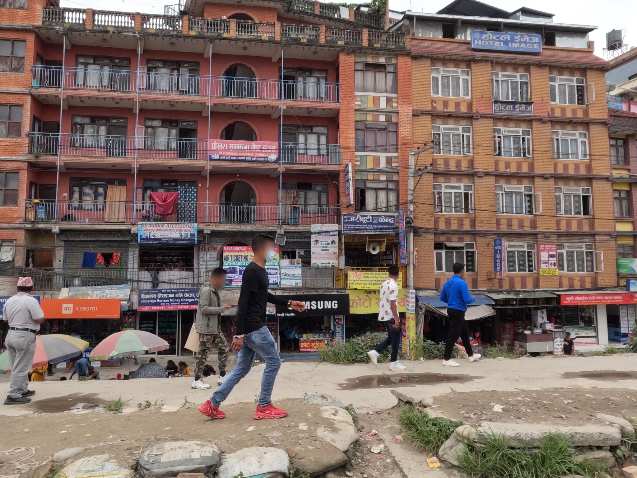 Street view near Pokhara Samjhana Guest House, Kathmandu
