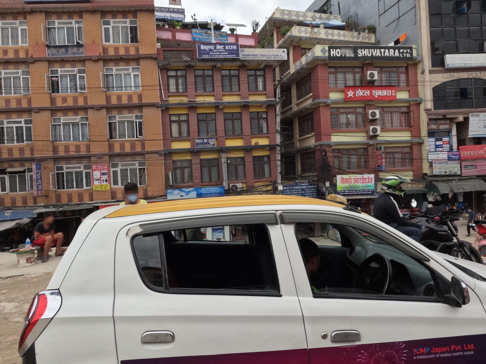 Street view near Baikuntha Guest House, Kathmandu