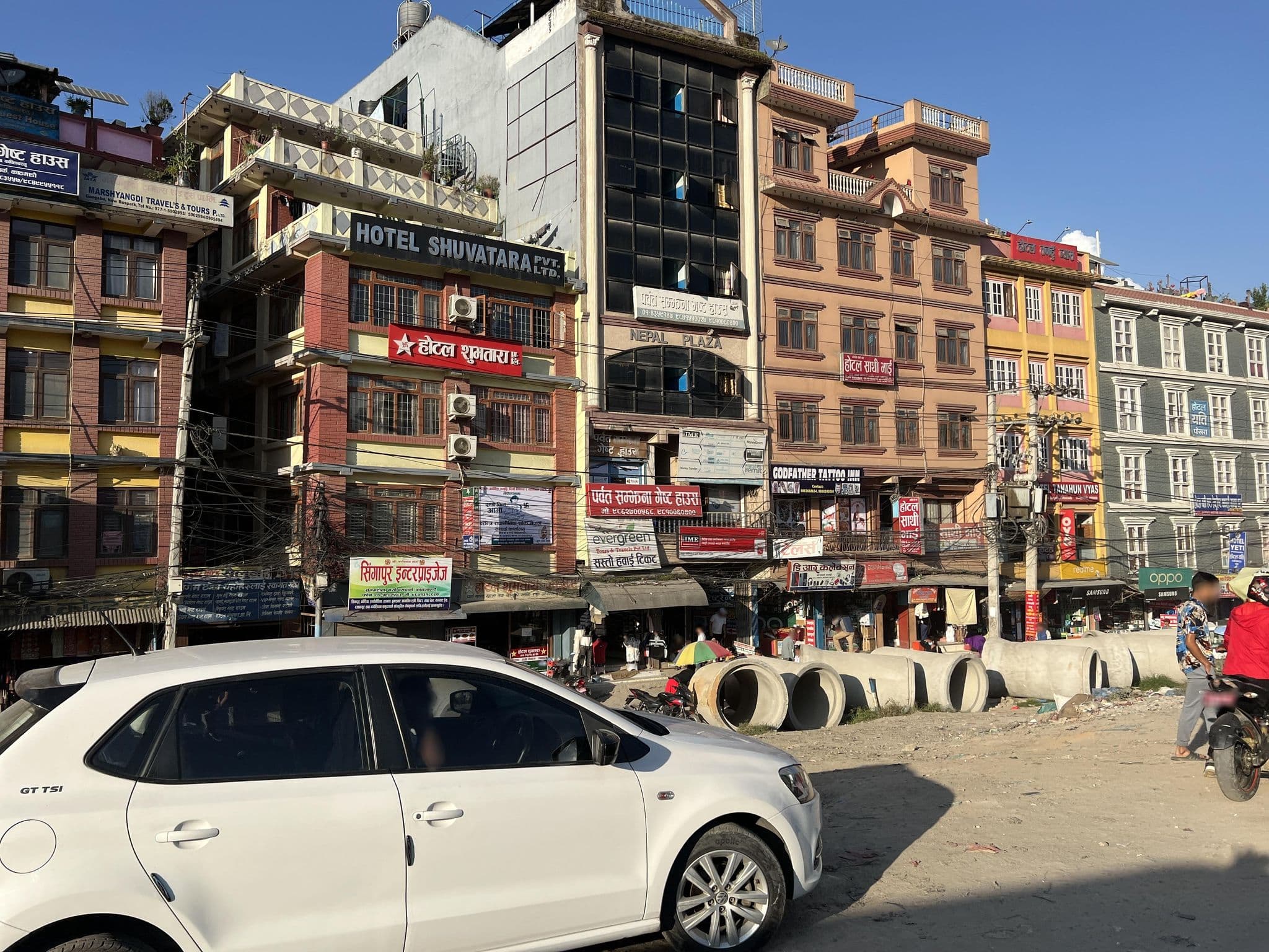 Street view near Hotel Tanahun Vyas, Kathmandu — © nitishmishra (CC BY-SA · Mapillary)