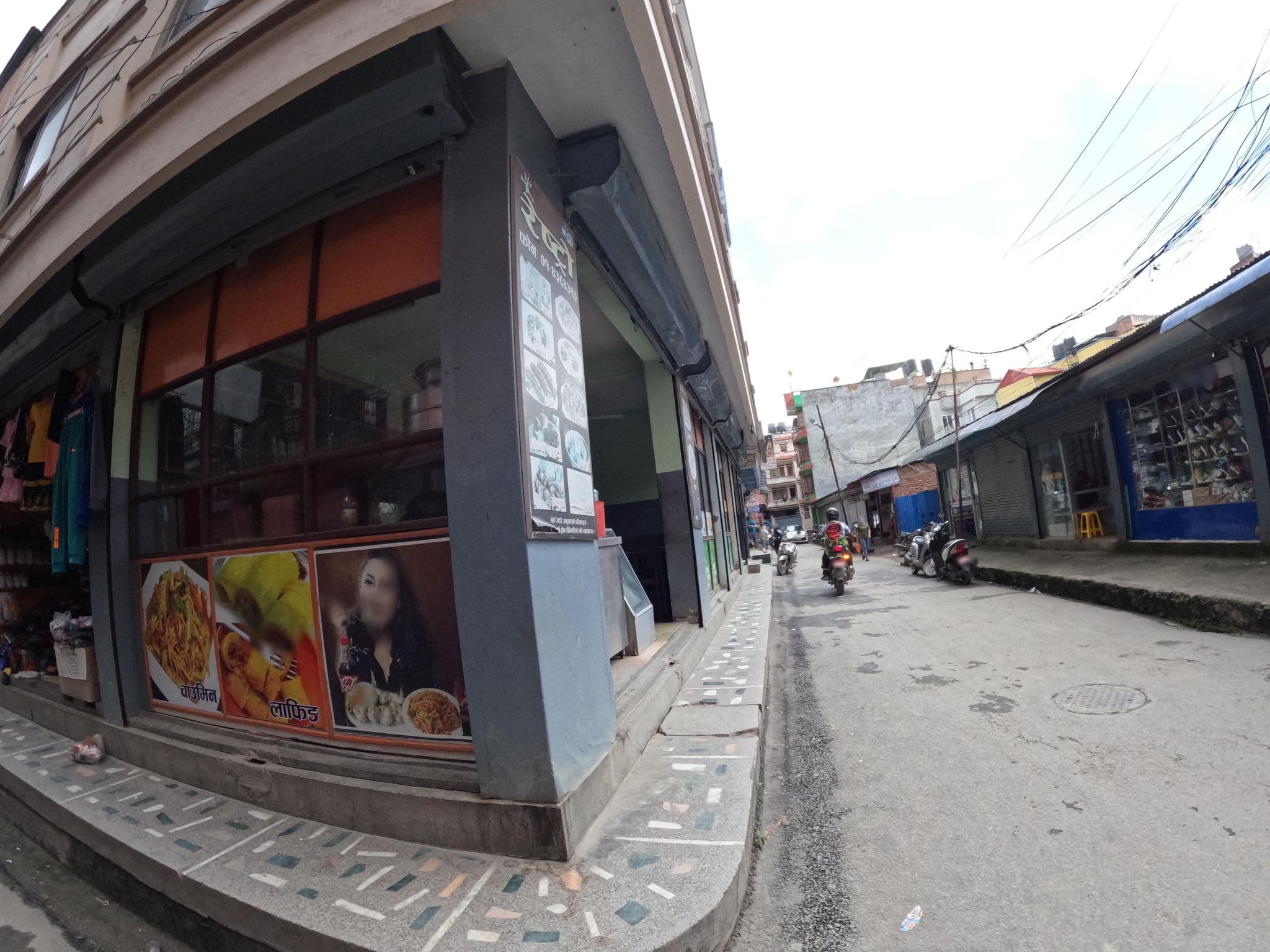 Street view near Lek Basin Hotel, Kathmandu