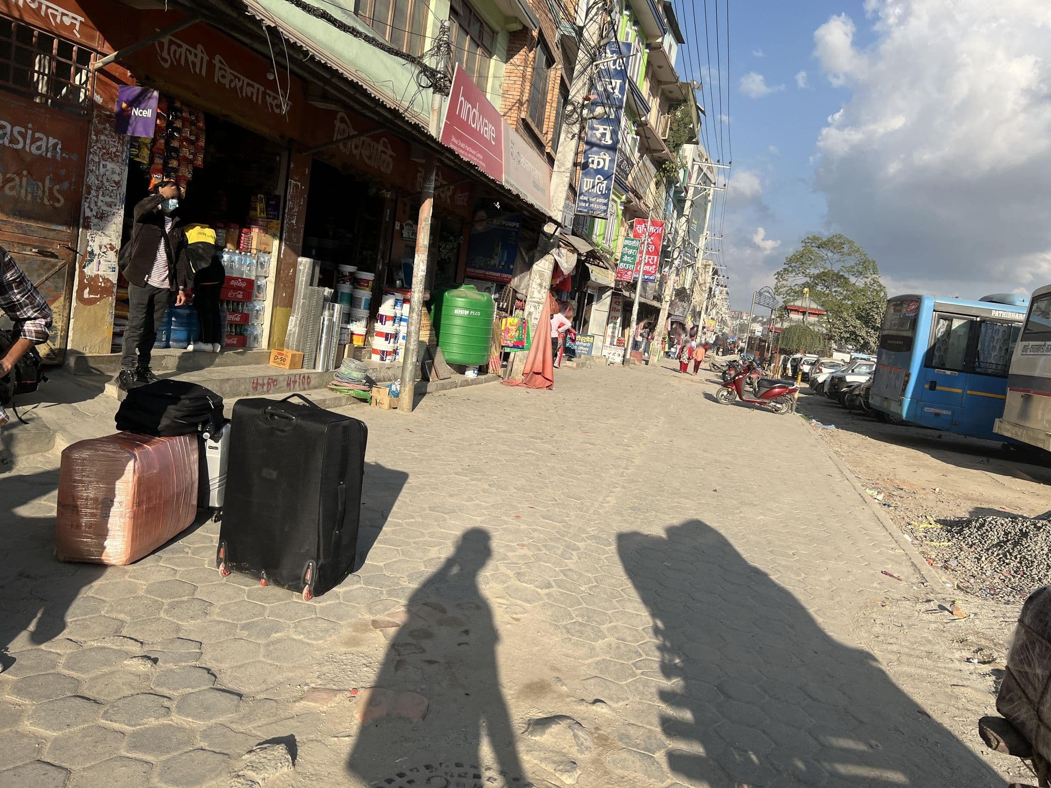 Street view near New Laxmi Hotel Pvt Ltd, Kathmandu