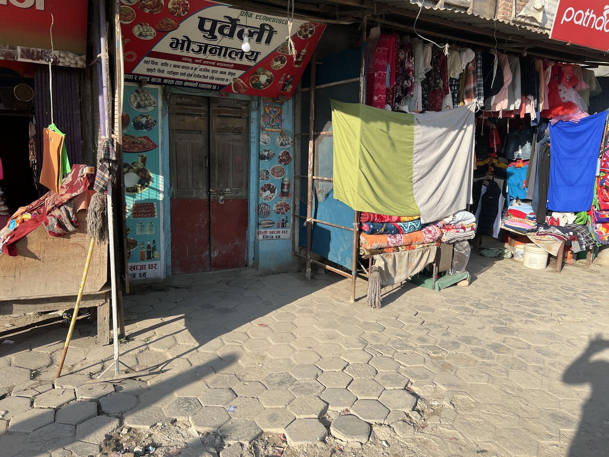 Street view near Hotel Araniko, Kathmandu