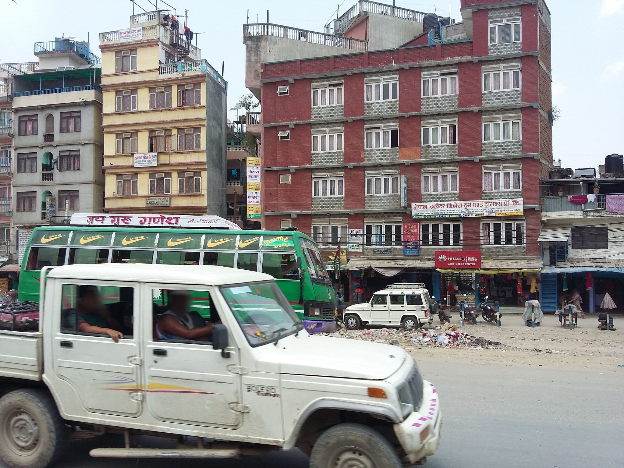 Street view near Bharat Guest House, Kathmandu
