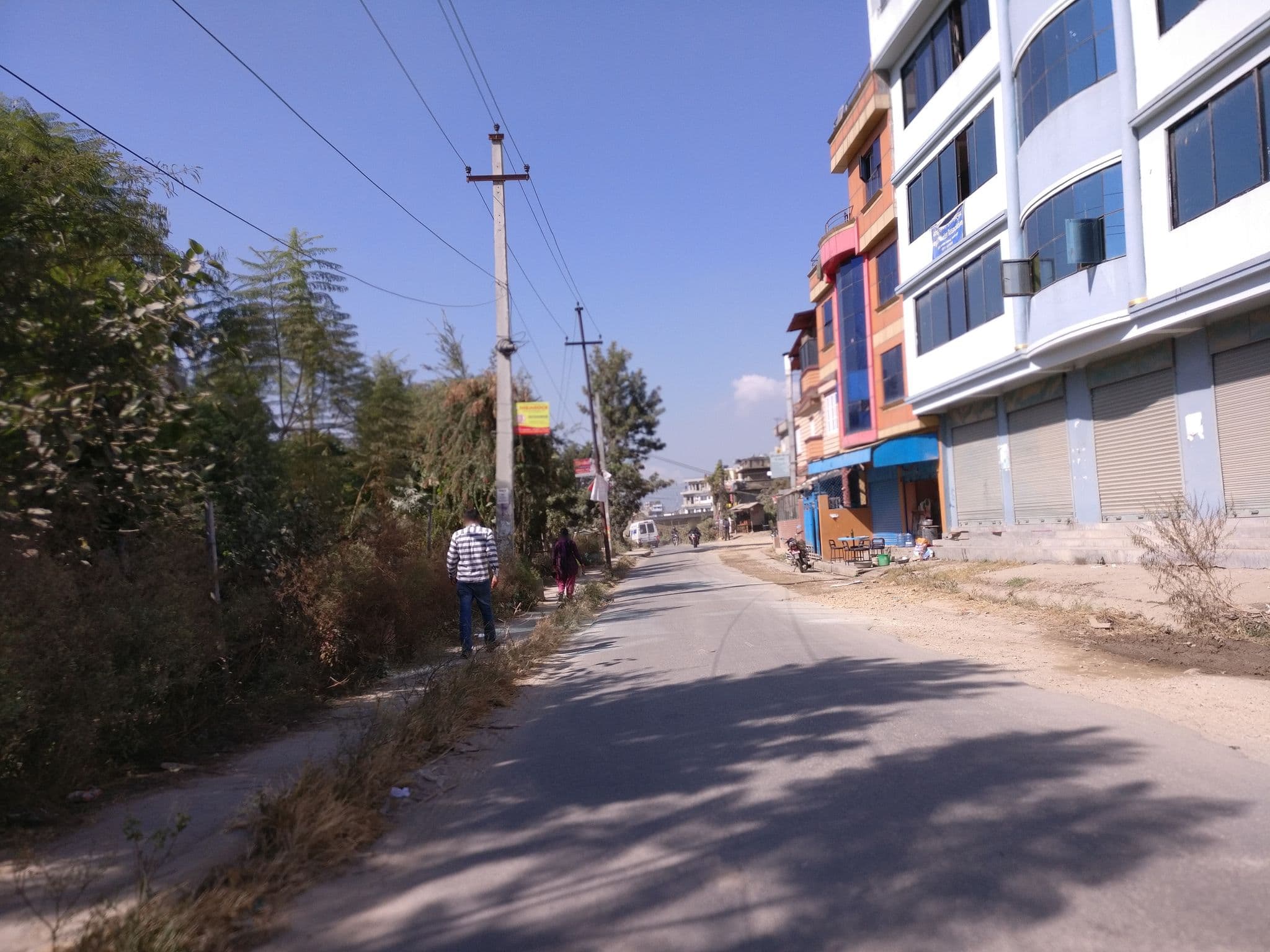 Street view near Divine Home Girls Hostel, Pātan