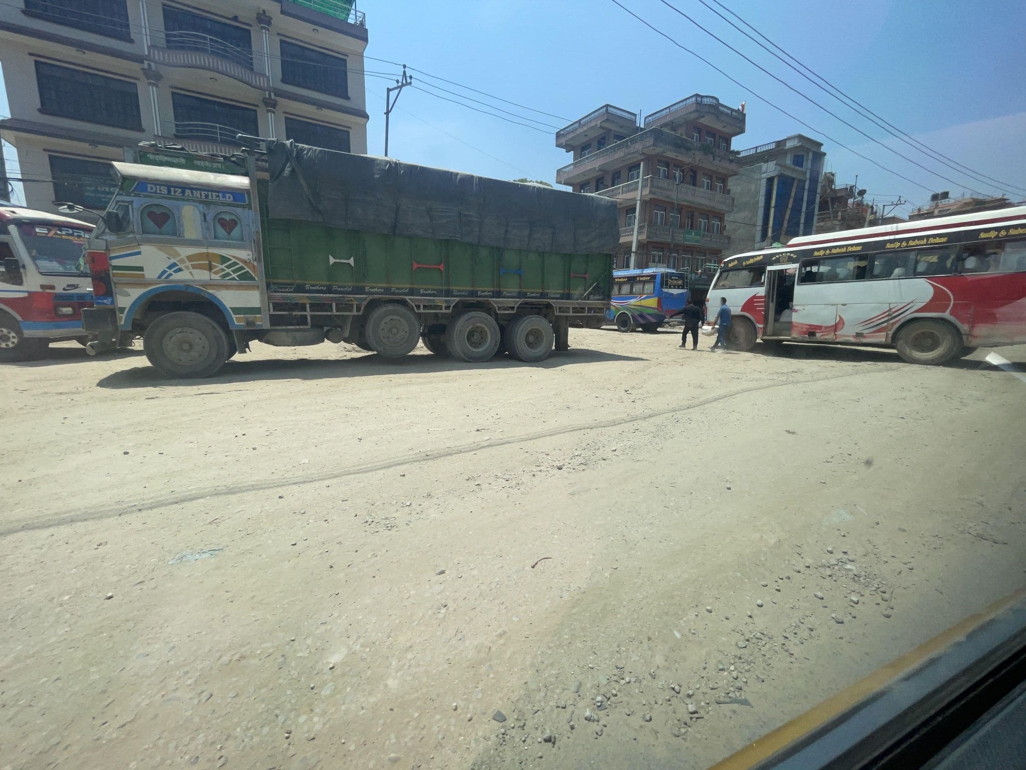 Street view near Pulbajar Hotel, Banepā — © vagrant42 (CC BY-SA · Mapillary)