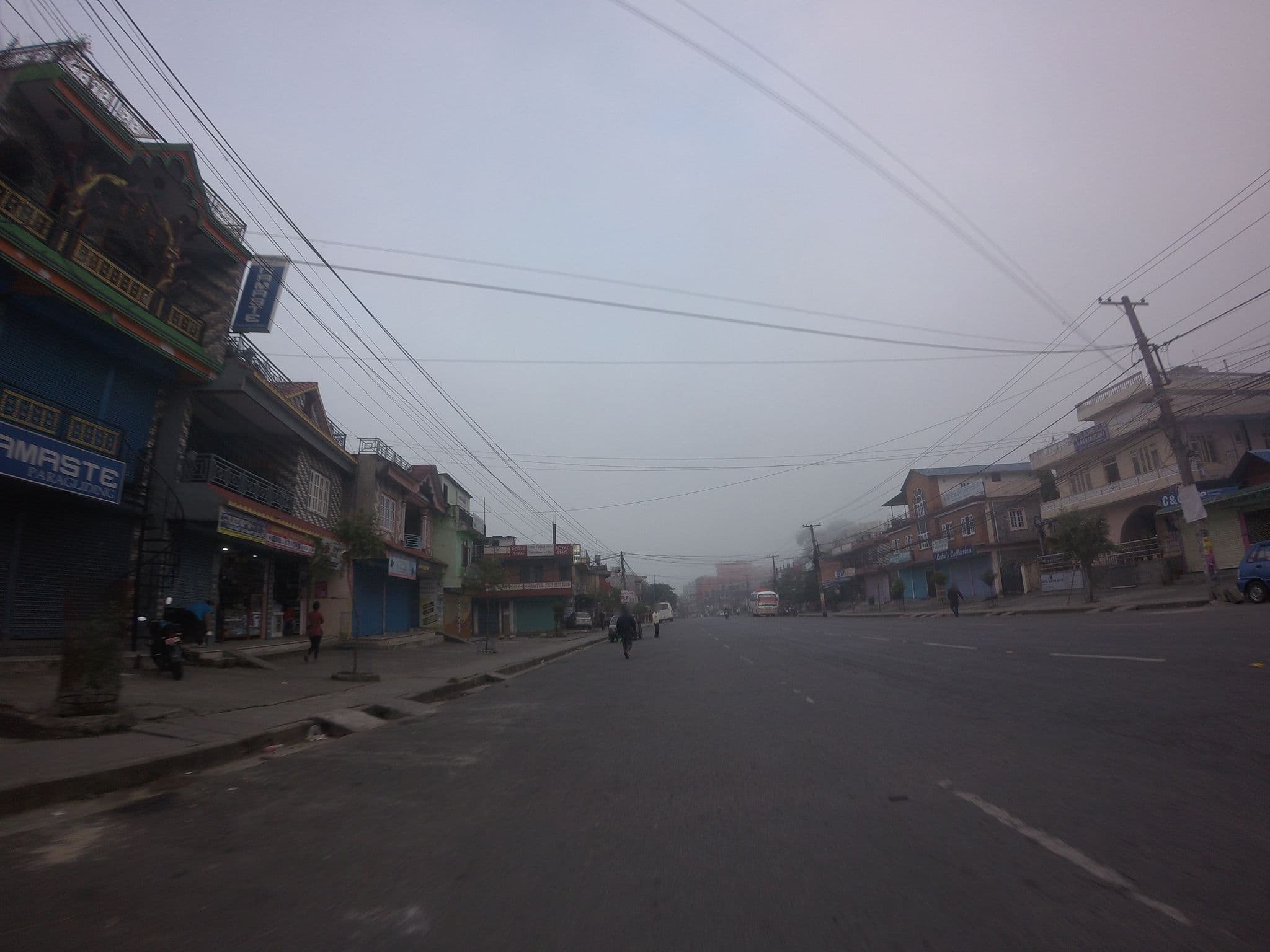 Street view near Margik Backpackers Hostel, Pokhara — © nirabpudasaini (CC BY-SA · Mapillary)