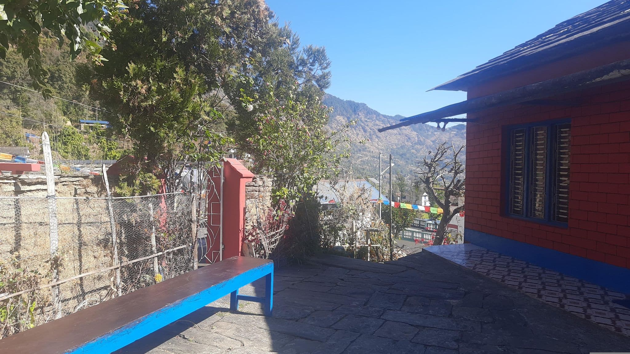 Street view near Sirubari Homestay, House No. 28, Kusma — © ShresthaShristi (CC BY-SA · Mapillary)