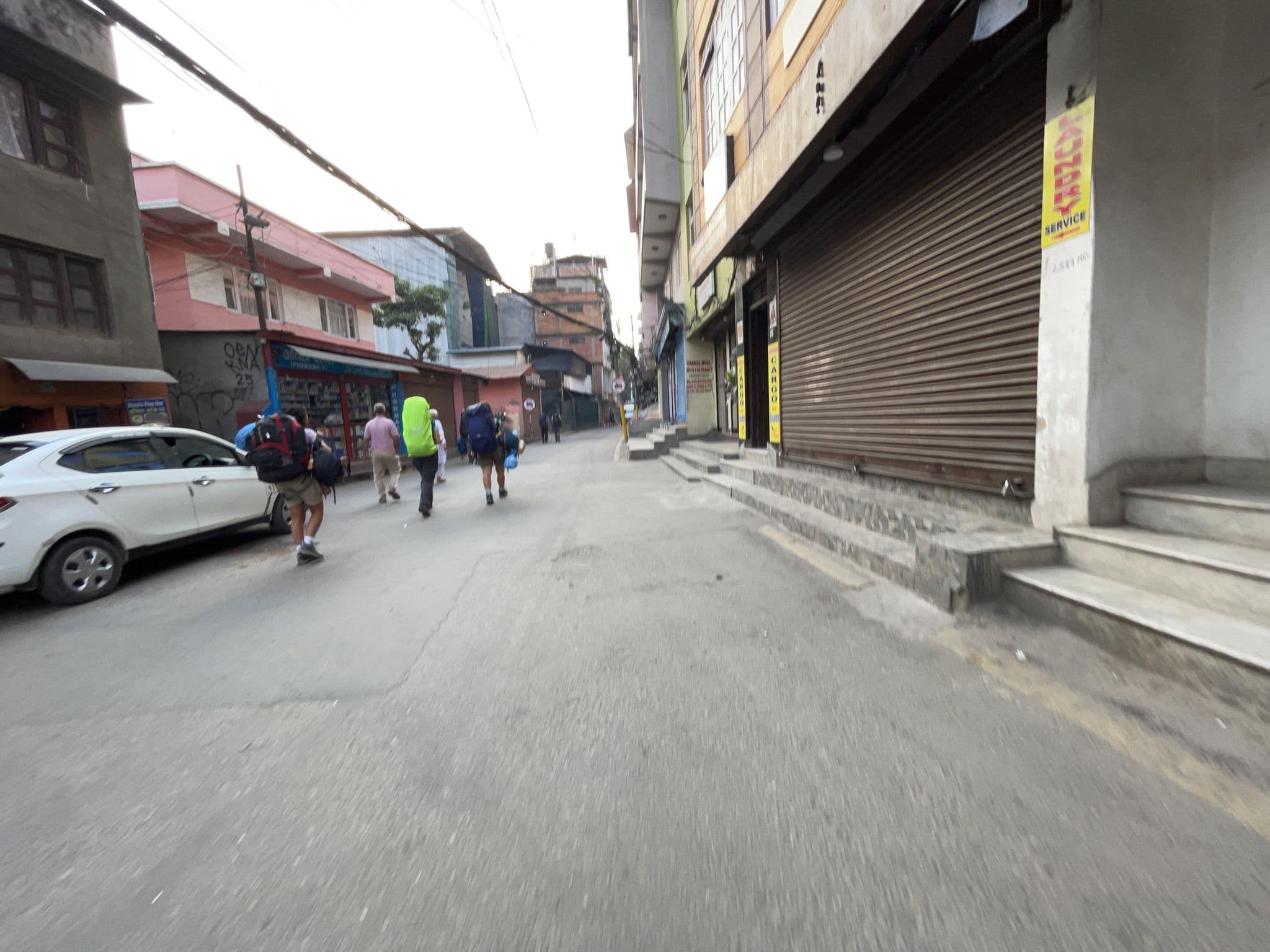 Street view near Gauthali Ghar, Kathmandu