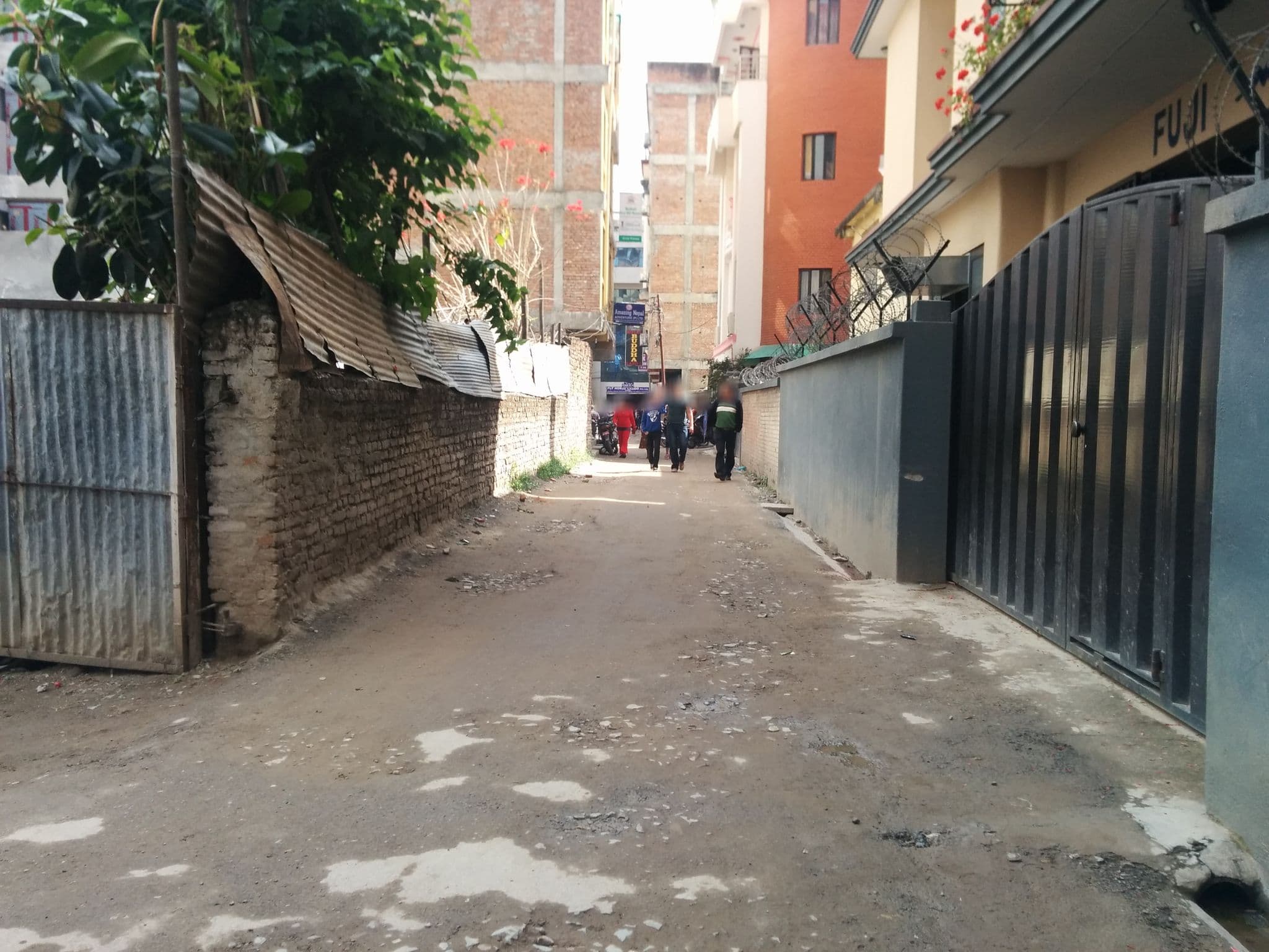 Street view near Vastu Boutique Hotel, Kathmandu — © sashazykov (CC BY-SA · Mapillary)