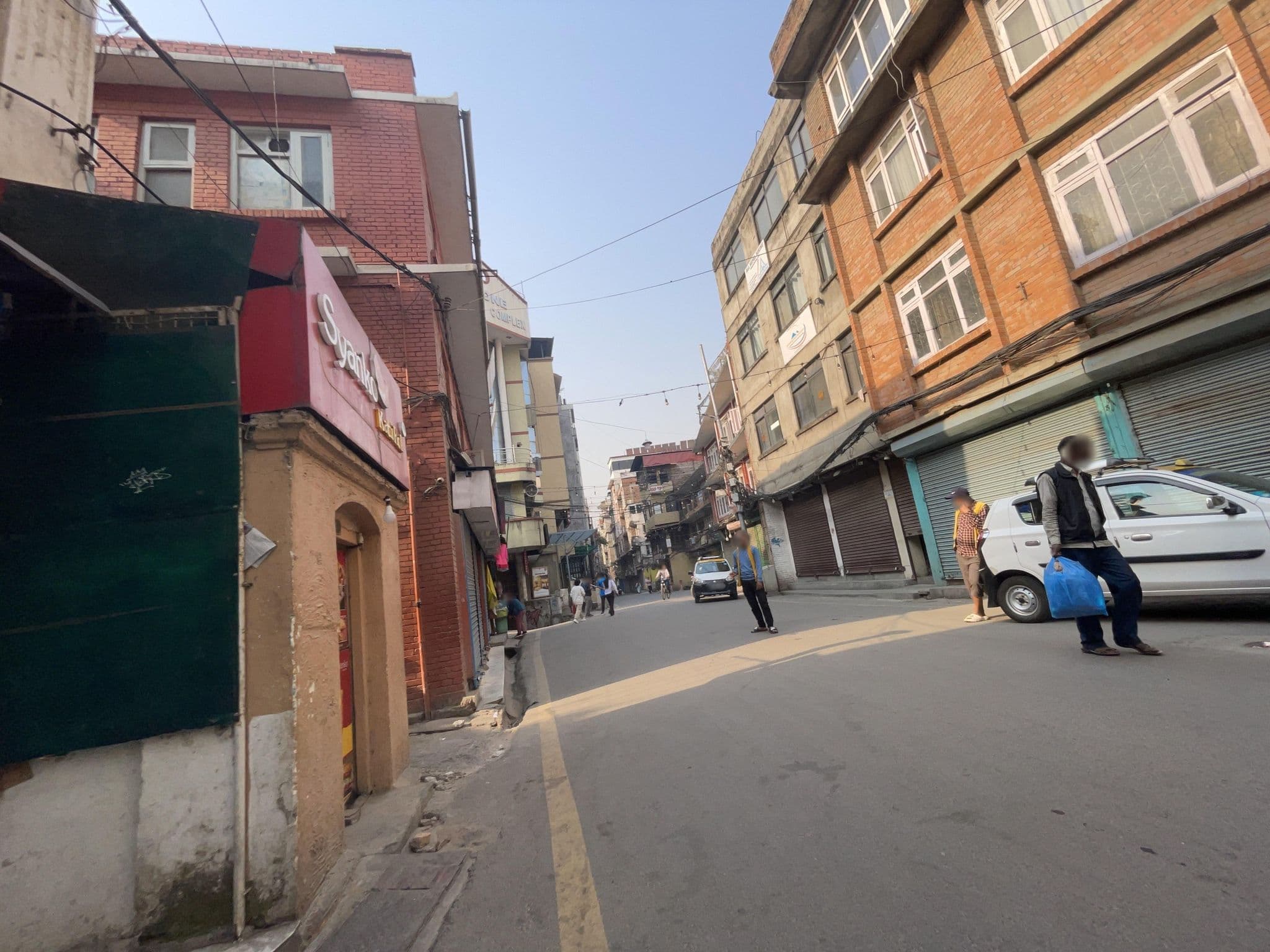 Street view near Flying Yak, Kathmandu — © vagrant42 (CC BY-SA · Mapillary)