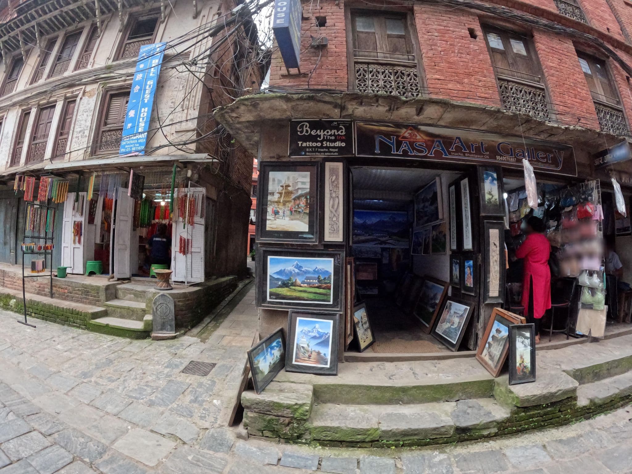 Street view near Big Bell Guest House, Madhyapur Thimi — © sachin_manandhar (CC BY-SA · Mapillary)