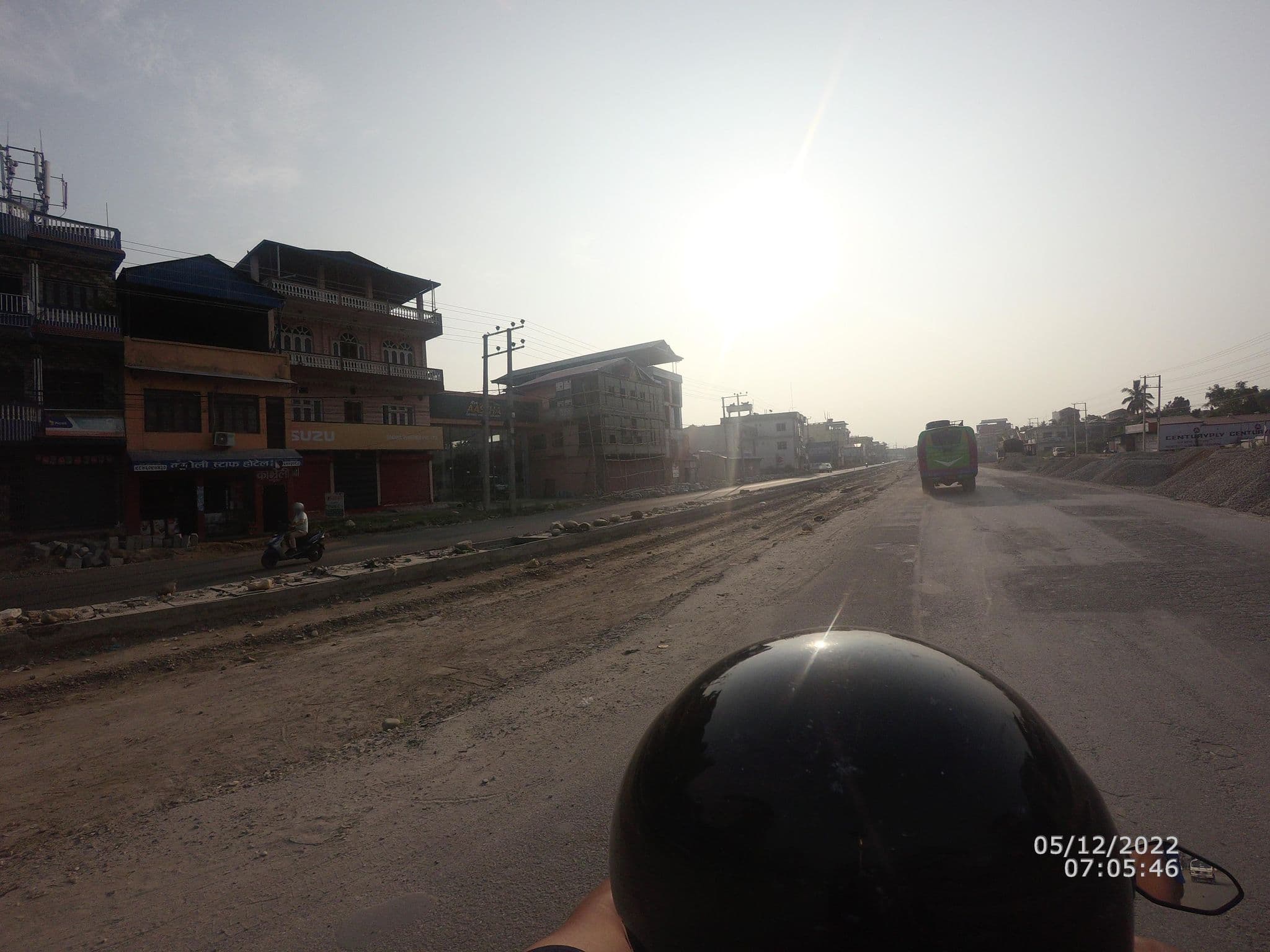 Street view near Kavreli Staff Hotel, Bharatpur