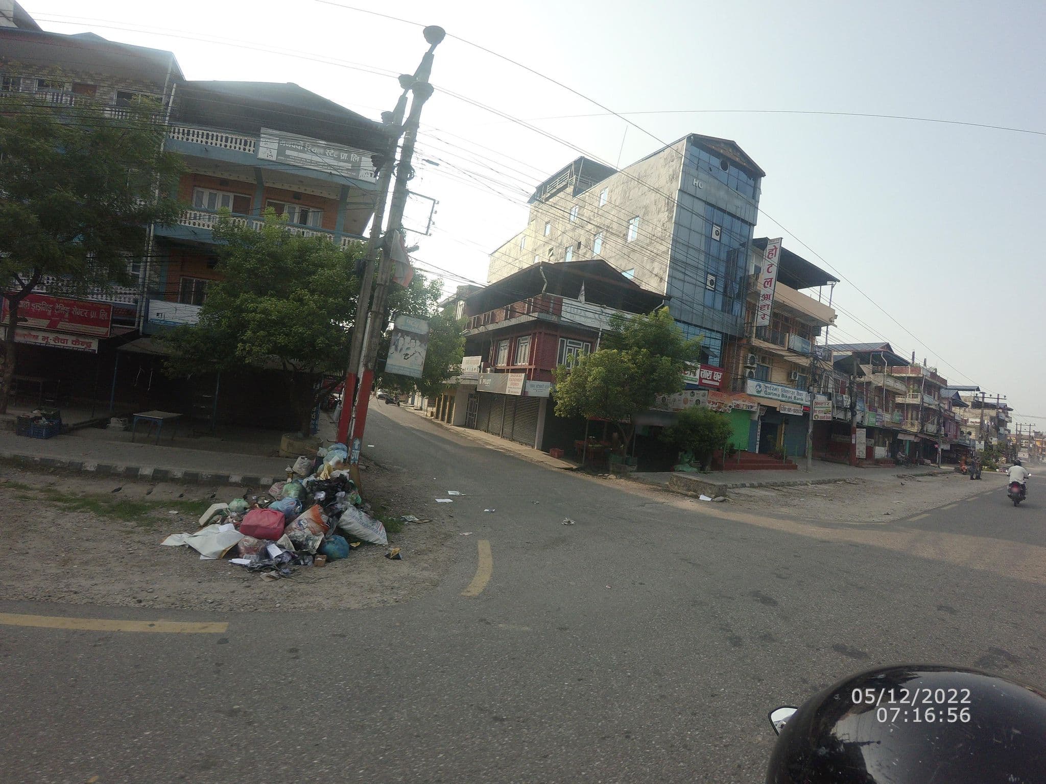 Street view near Nirvaya Guest House, Bharatpur