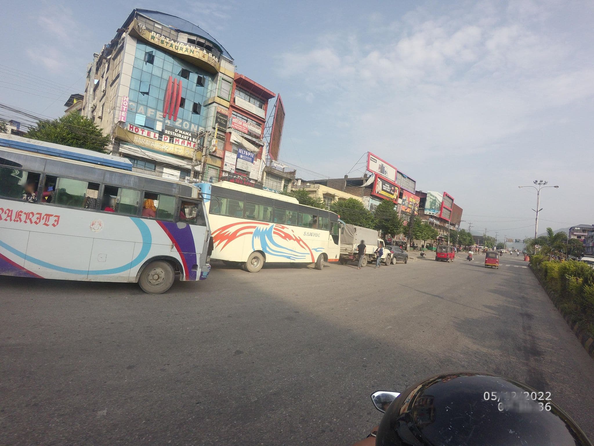 Street view near Lumbini Guest House, Bharatpur