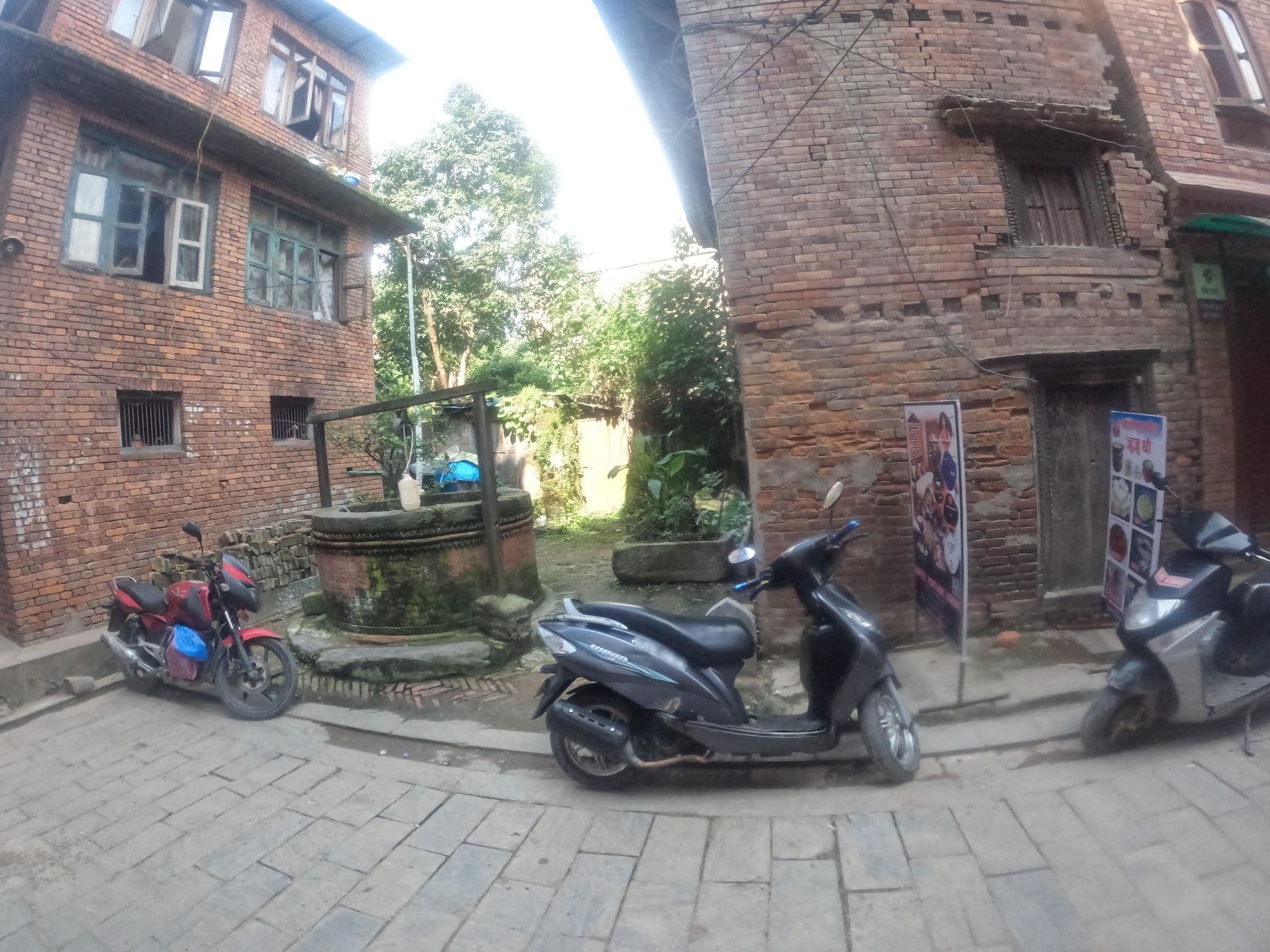 Street view near Hotel Layaku Durbar, Madhyapur Thimi — © sachin_manandhar (CC BY-SA · Mapillary)