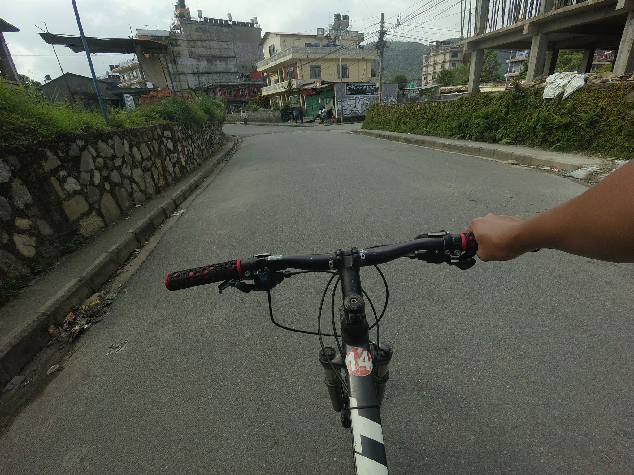 Street view near Hotel Silverline Pvt. Ltd, Pokhara